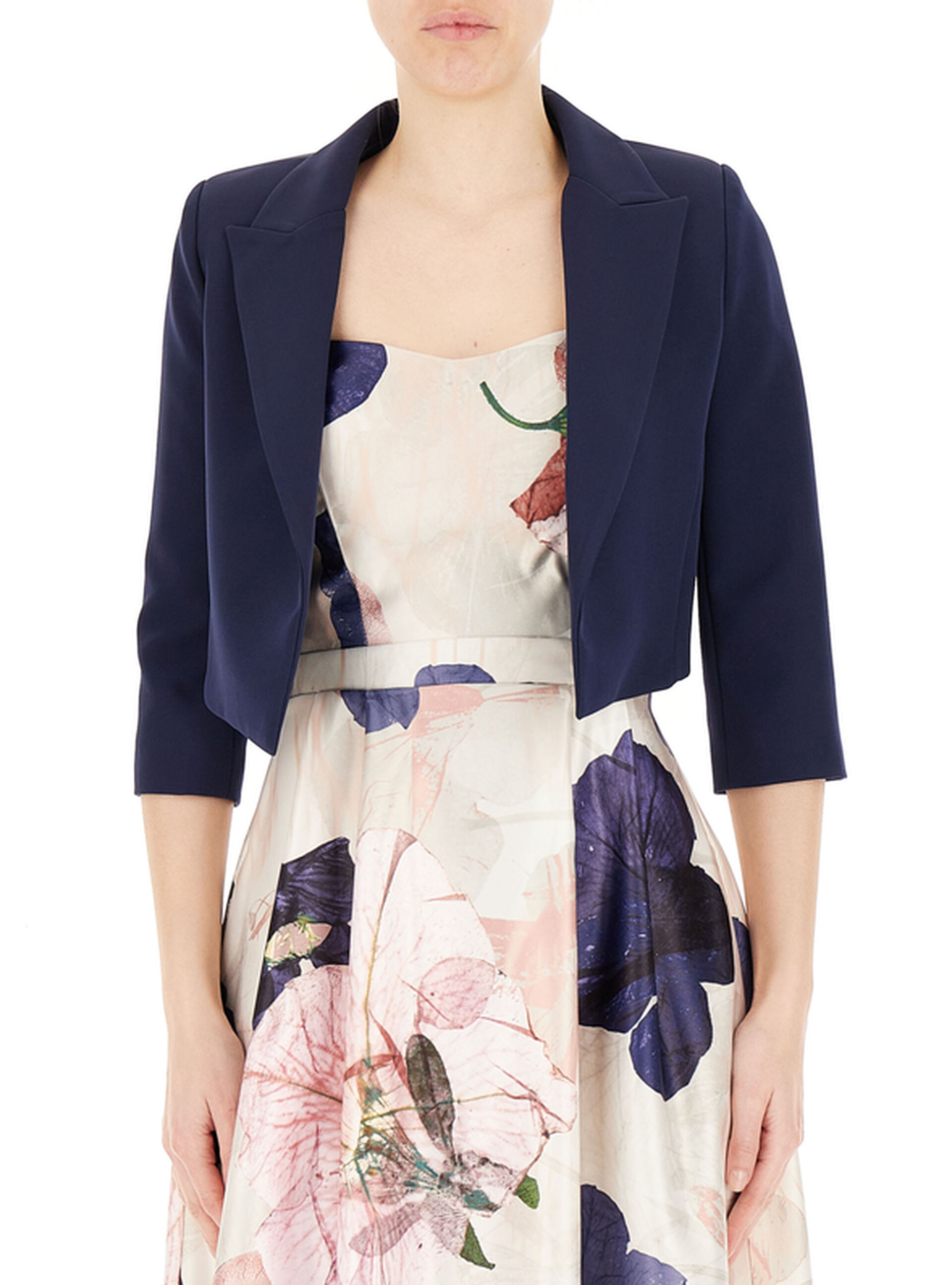 Bolero maniche 3/4 BLU NOTTE