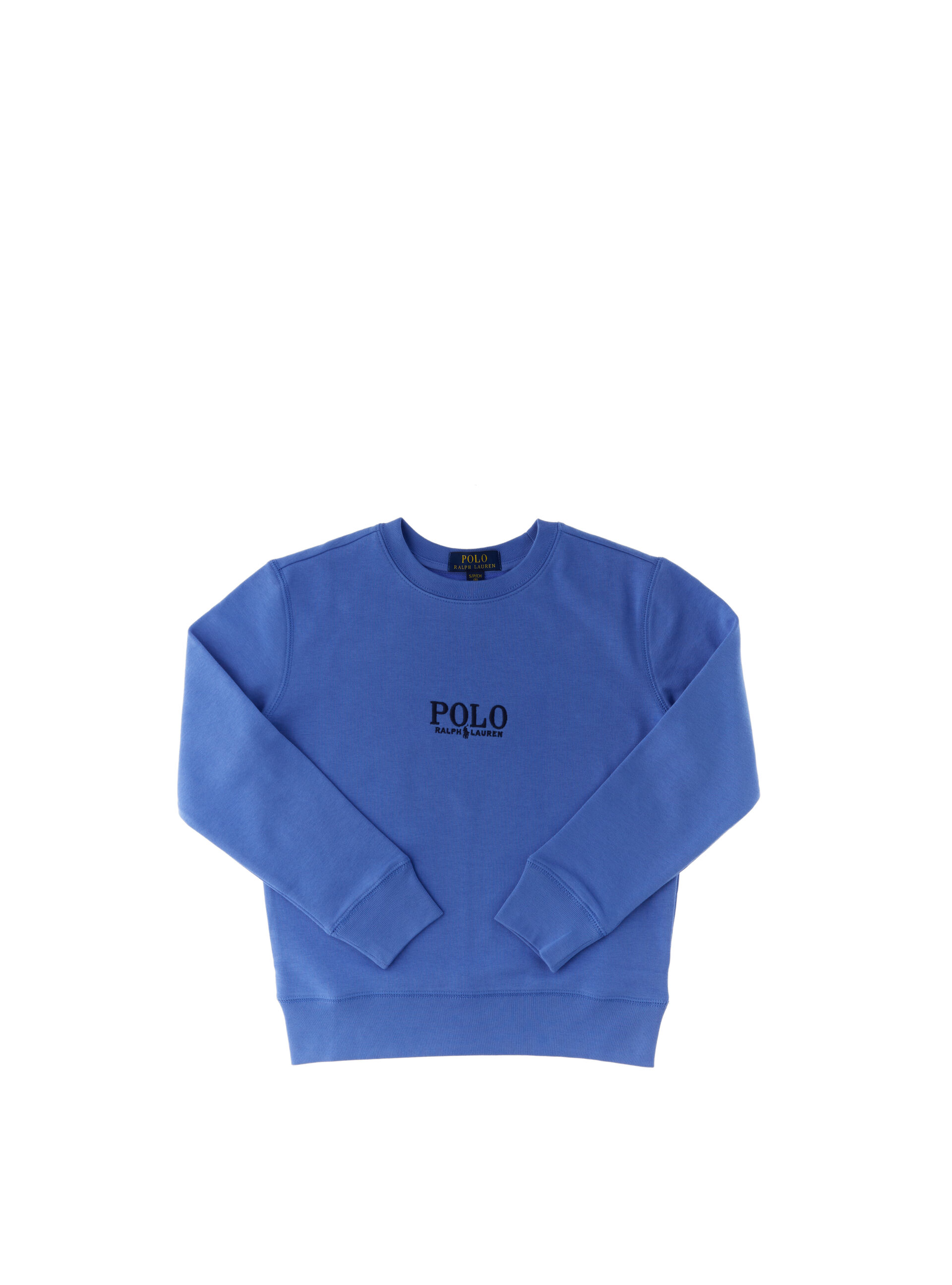 Felpa girocollo POLO BOYS BLU CHIARO S