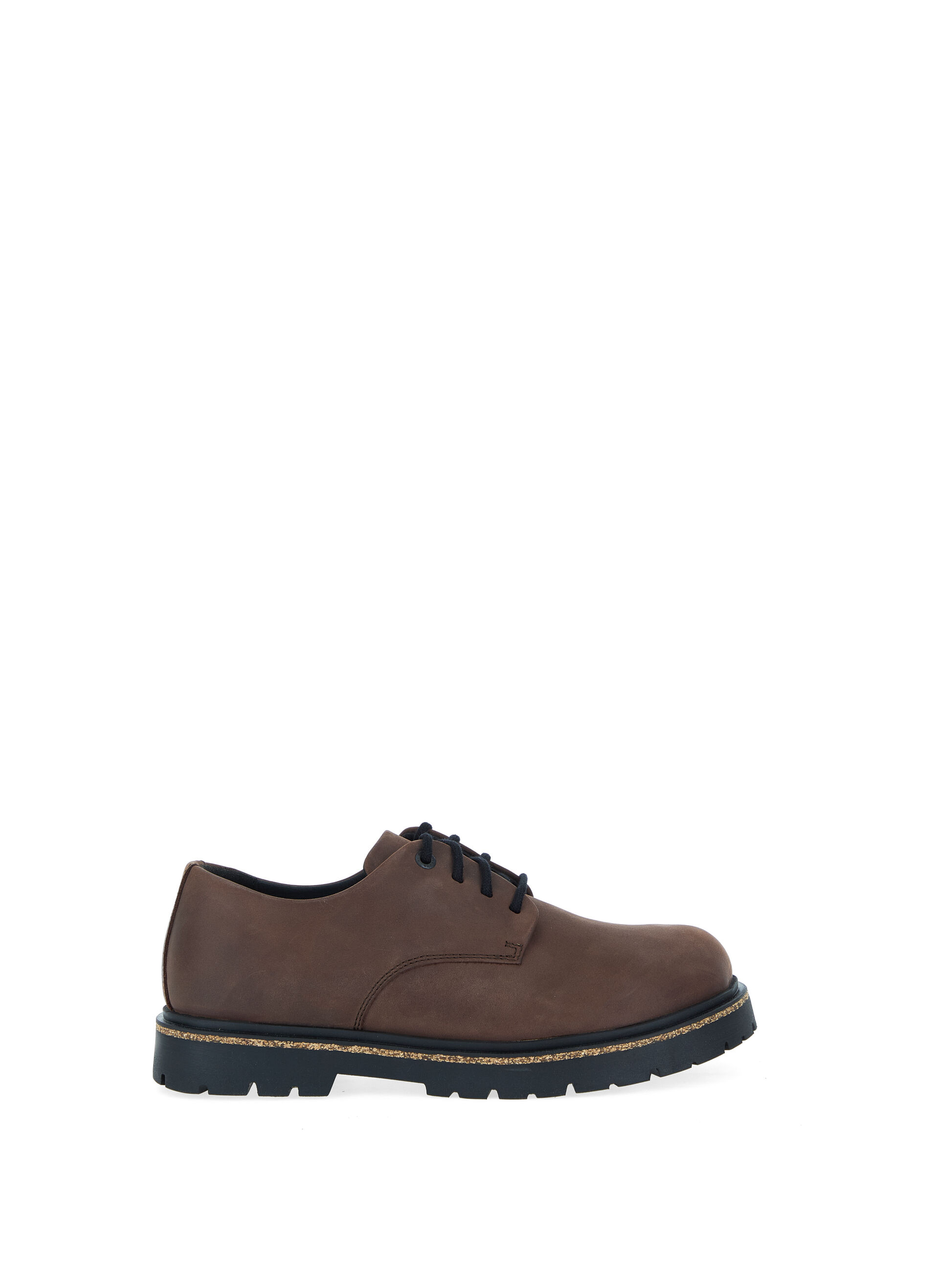 Scarpe Derby pelle scamosciata MARRONE 44