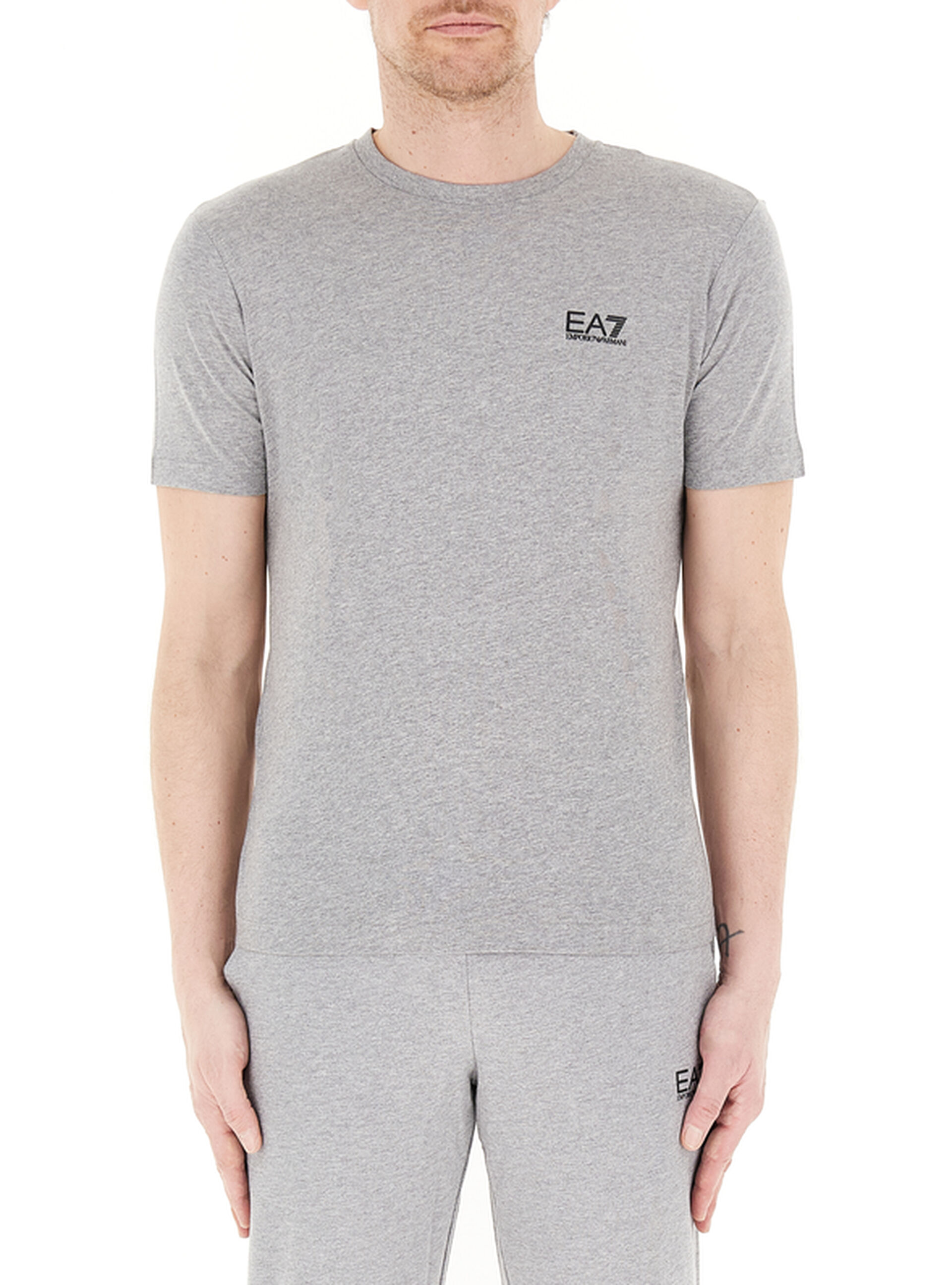T-shirt girocollo GRIGIO M