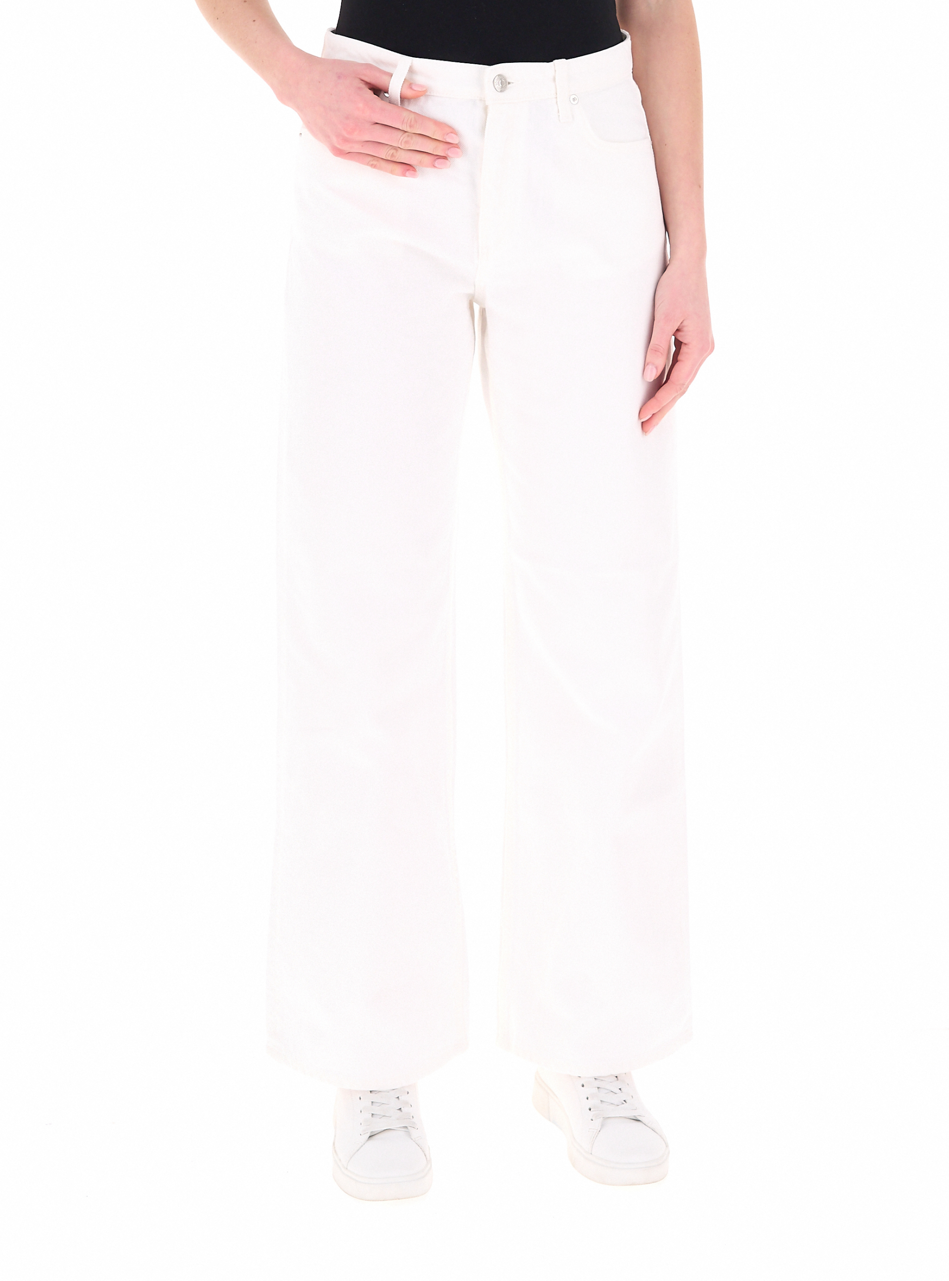 Jeans wide leg BIANCO 29