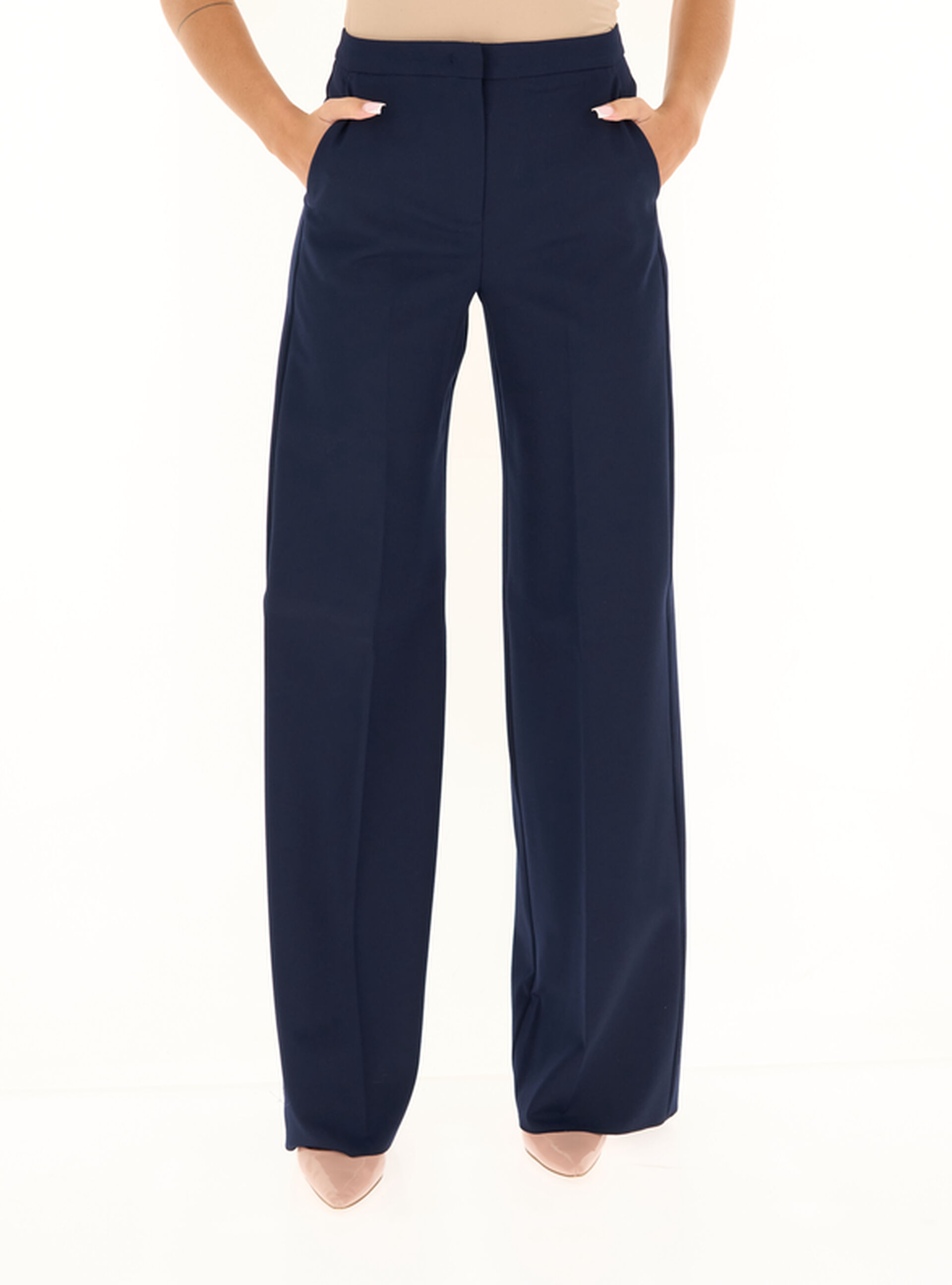 Pantalone straight BLU NOTTE
