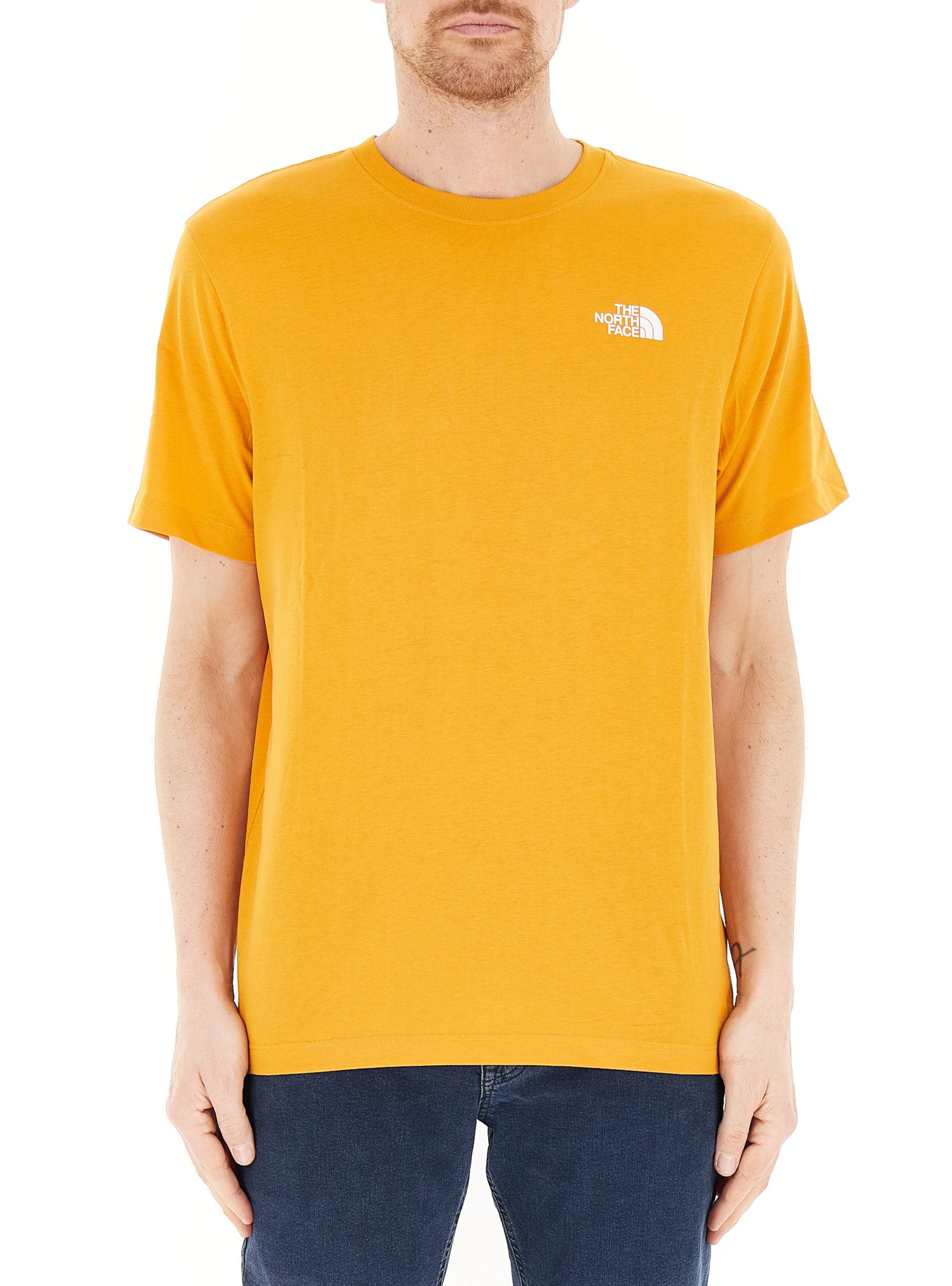 T-shirt girocollo ARANCIONE L