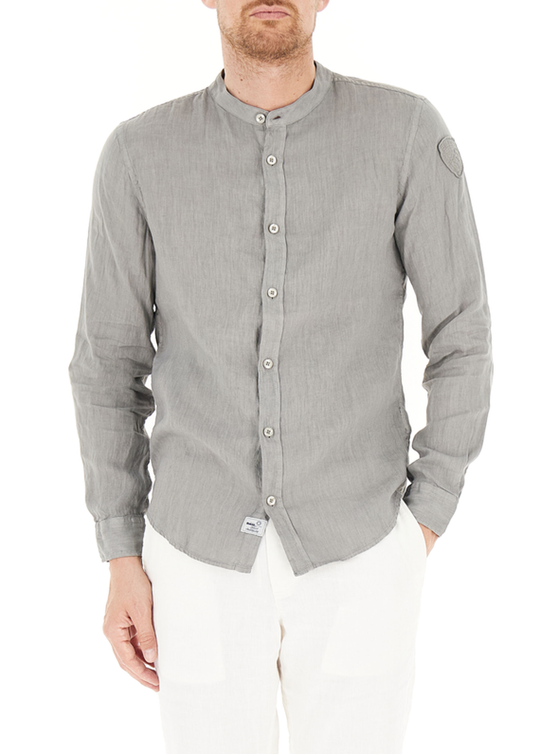 Blauer Camicia in lino GRIGIO XL