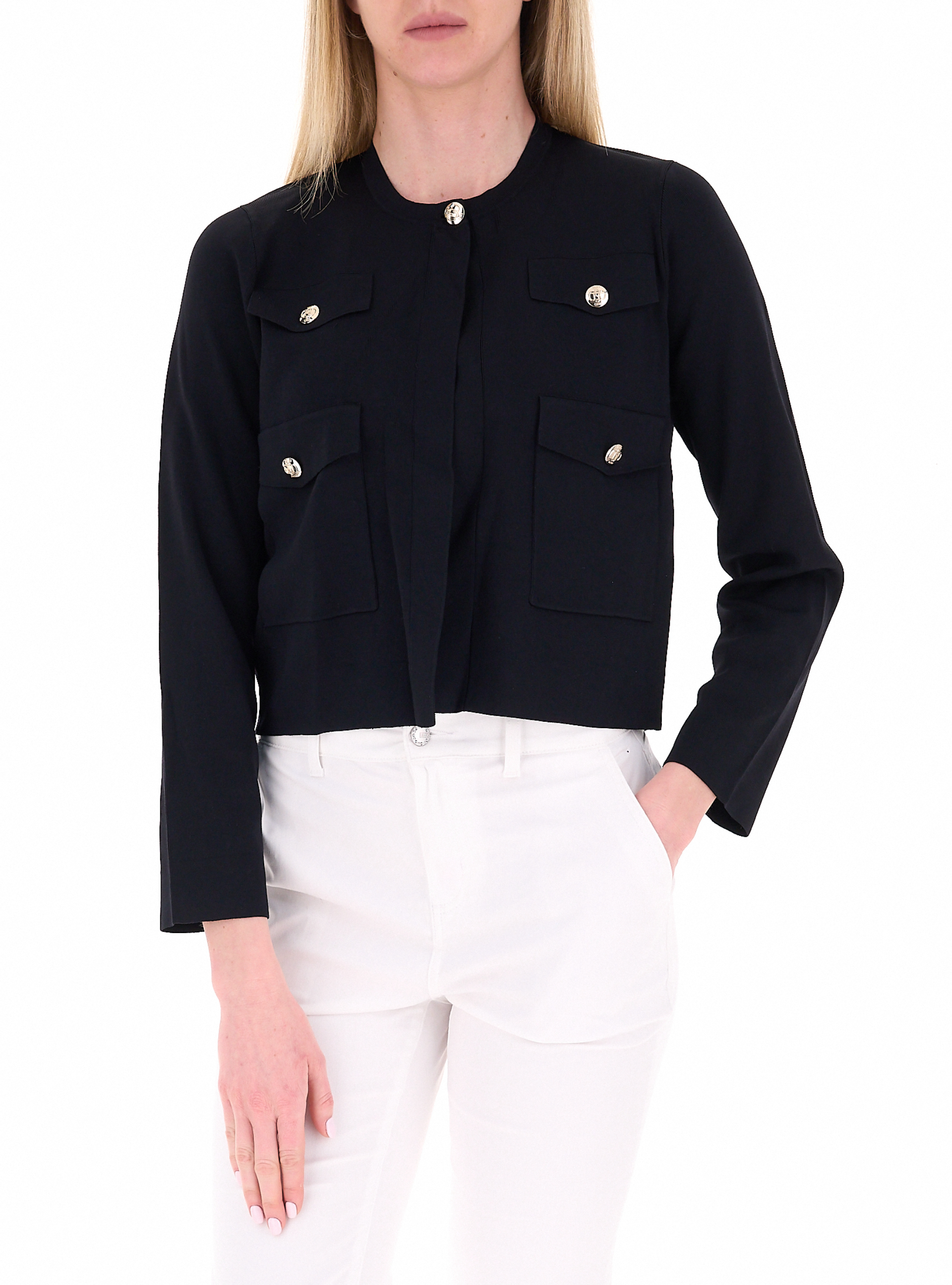 LIU JO Cardigan in viscosa NERO XS