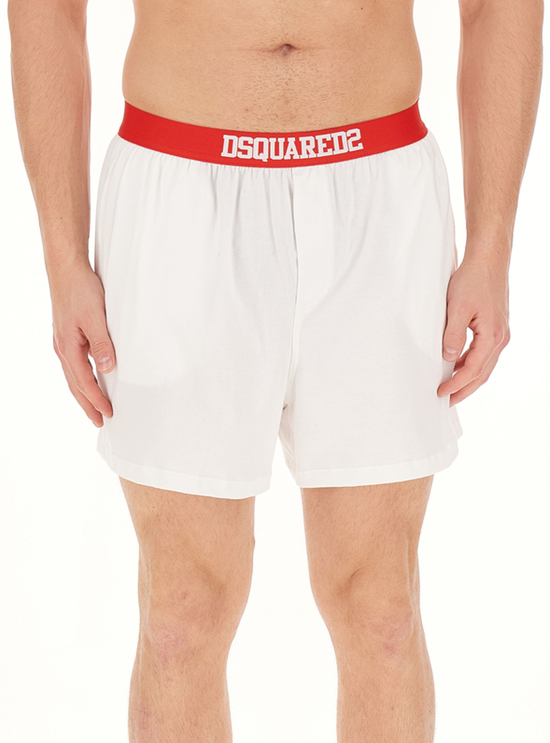 Boxer con logo BIANCO M