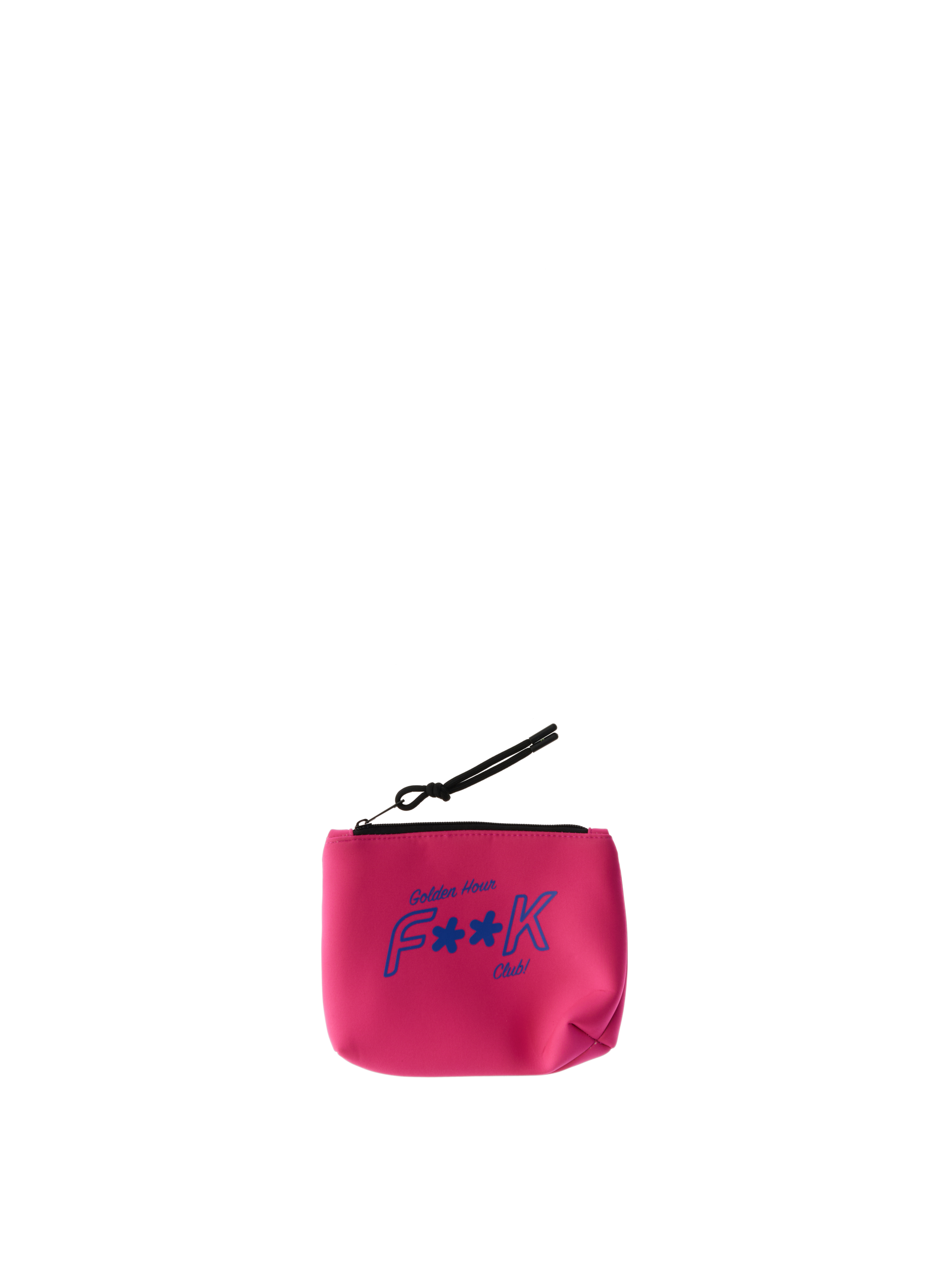 F**K Pochette con zip FUCSIA