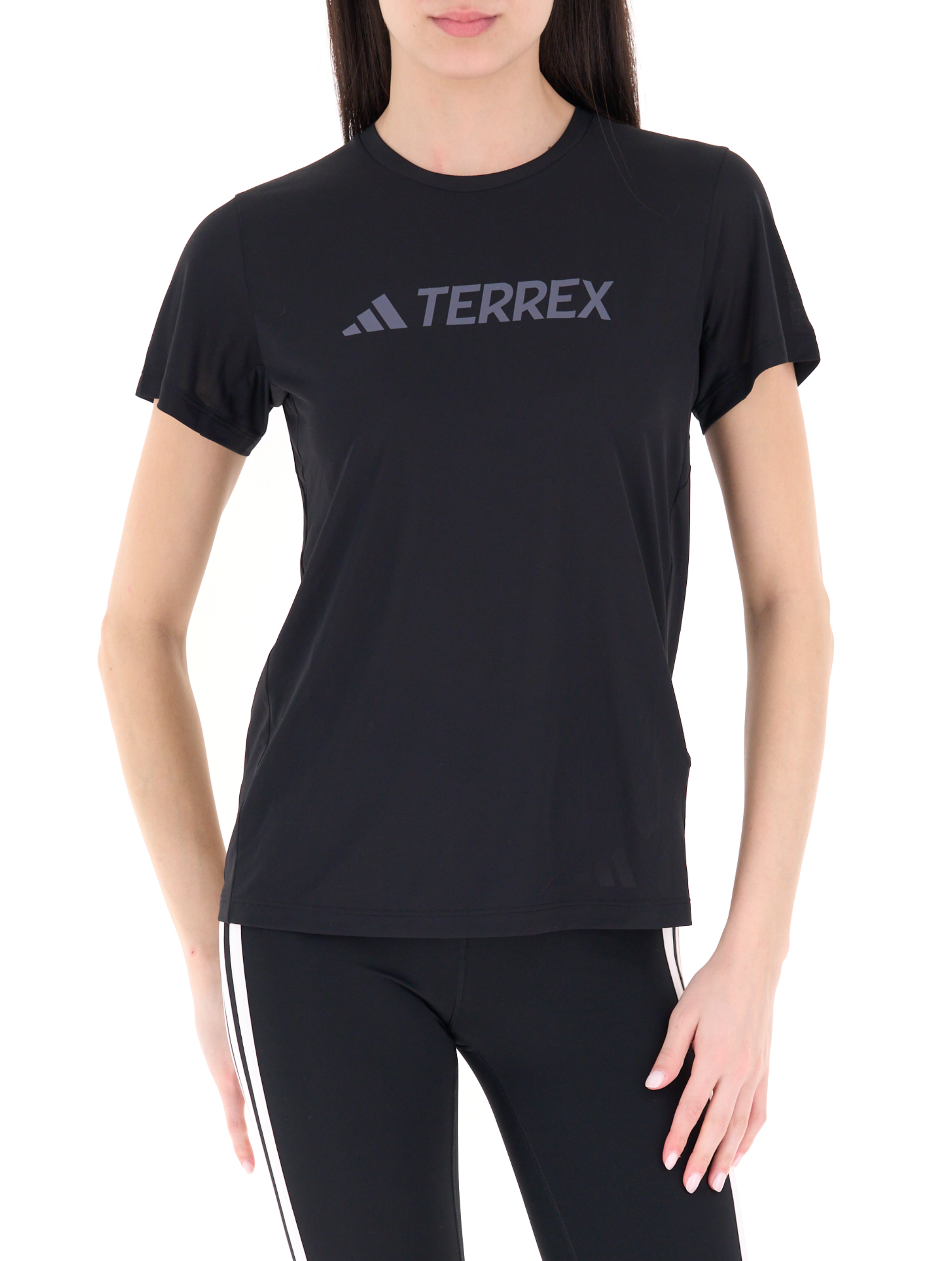 T-shirt tessuto tecnico NERO