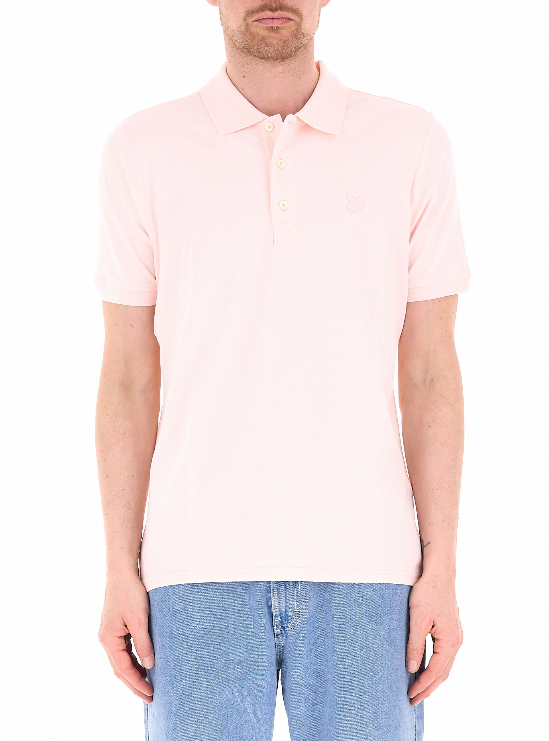 Polo in cotone ROSA CHIARO
