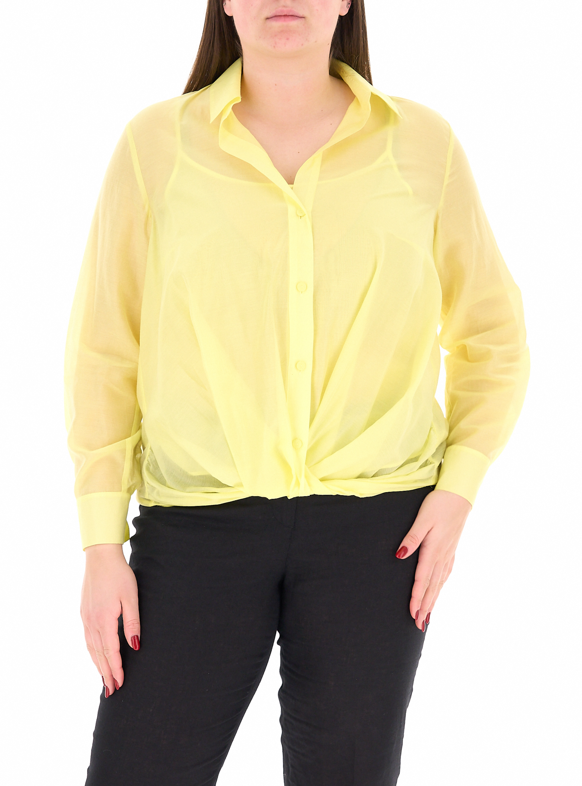 Blusa maniche lunghe GIALLO 19
