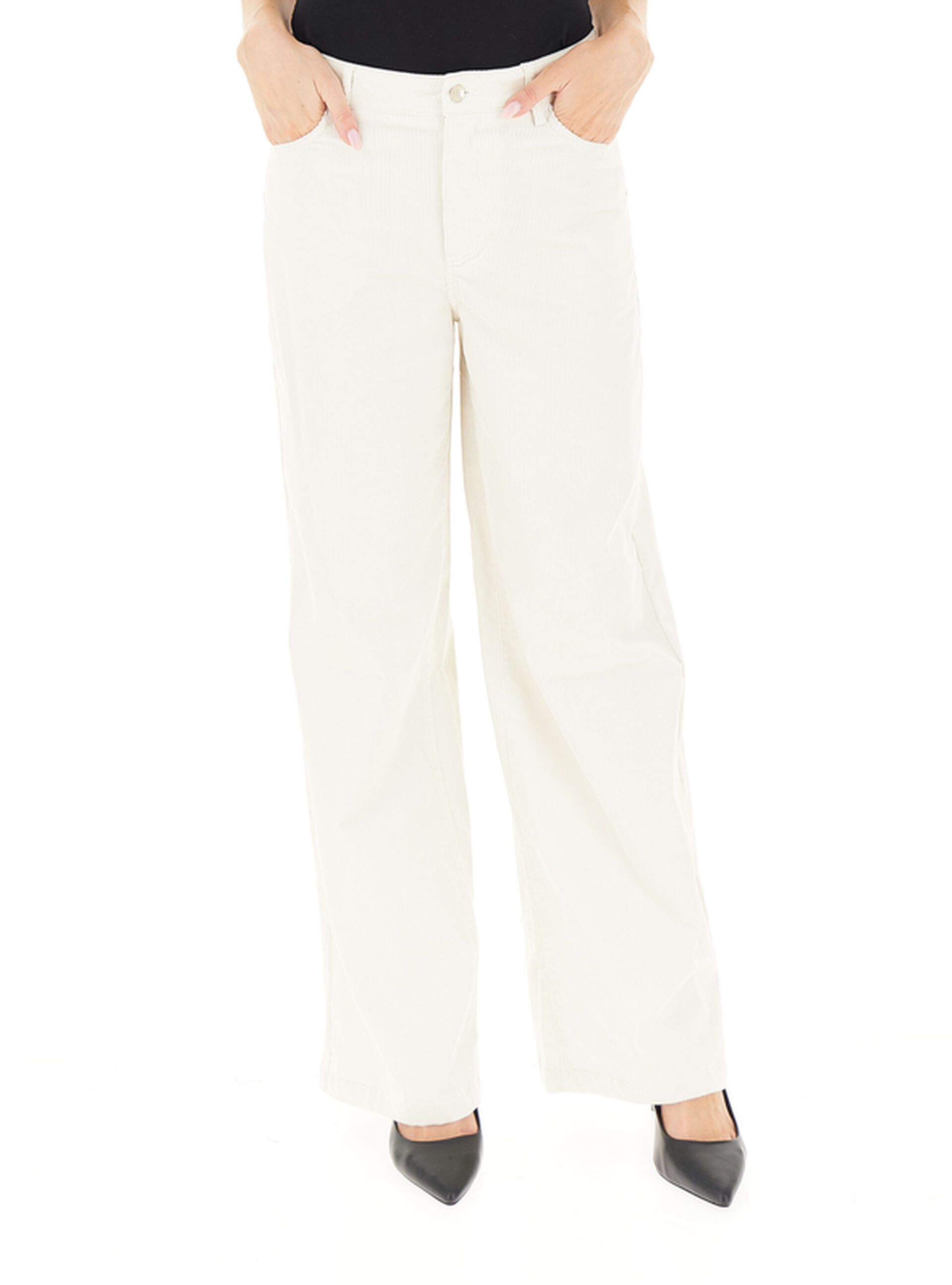 Pantalone velluto costine LIU JEANS BURRO 42