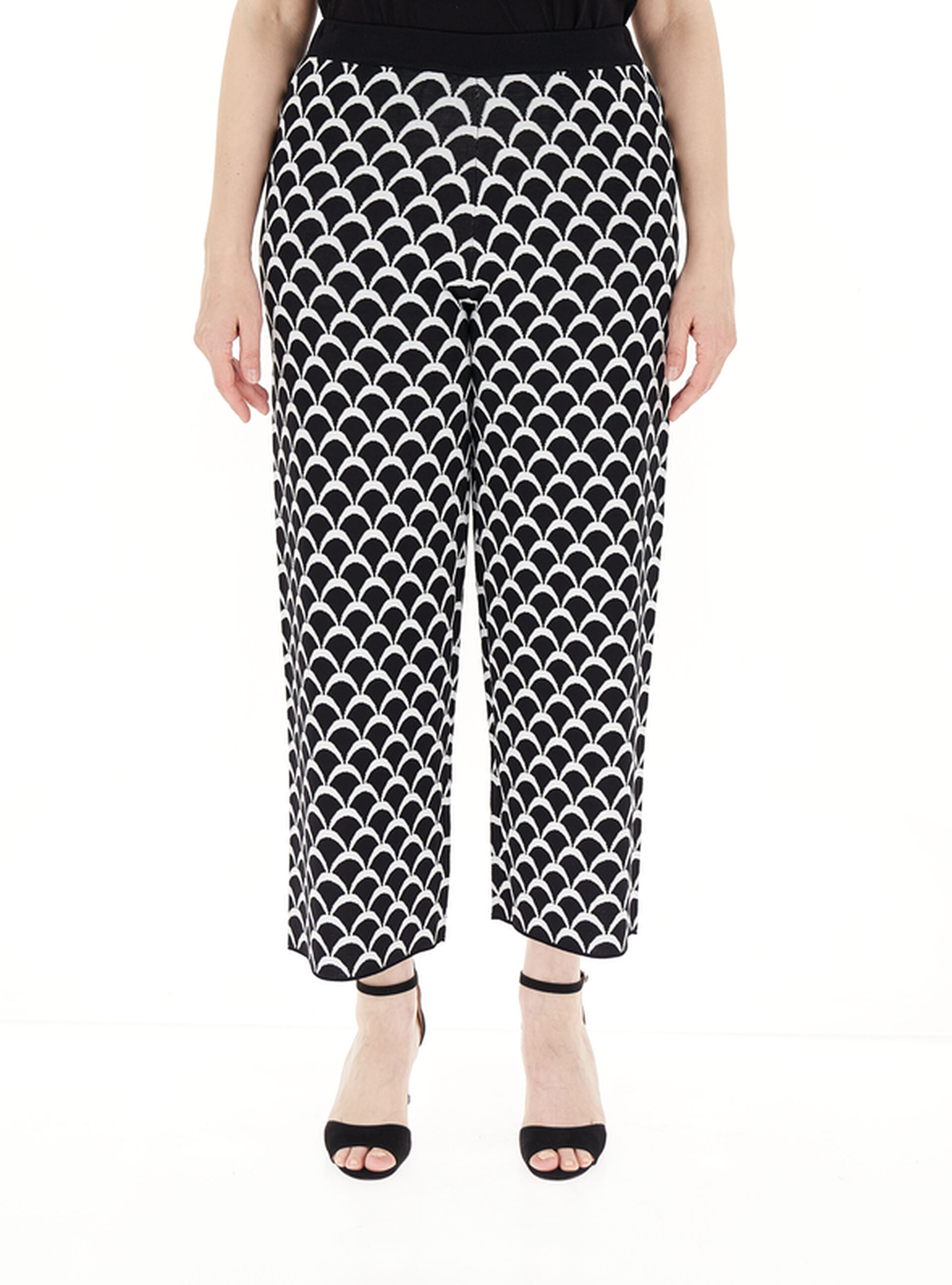 Pantalone cropped NERO M