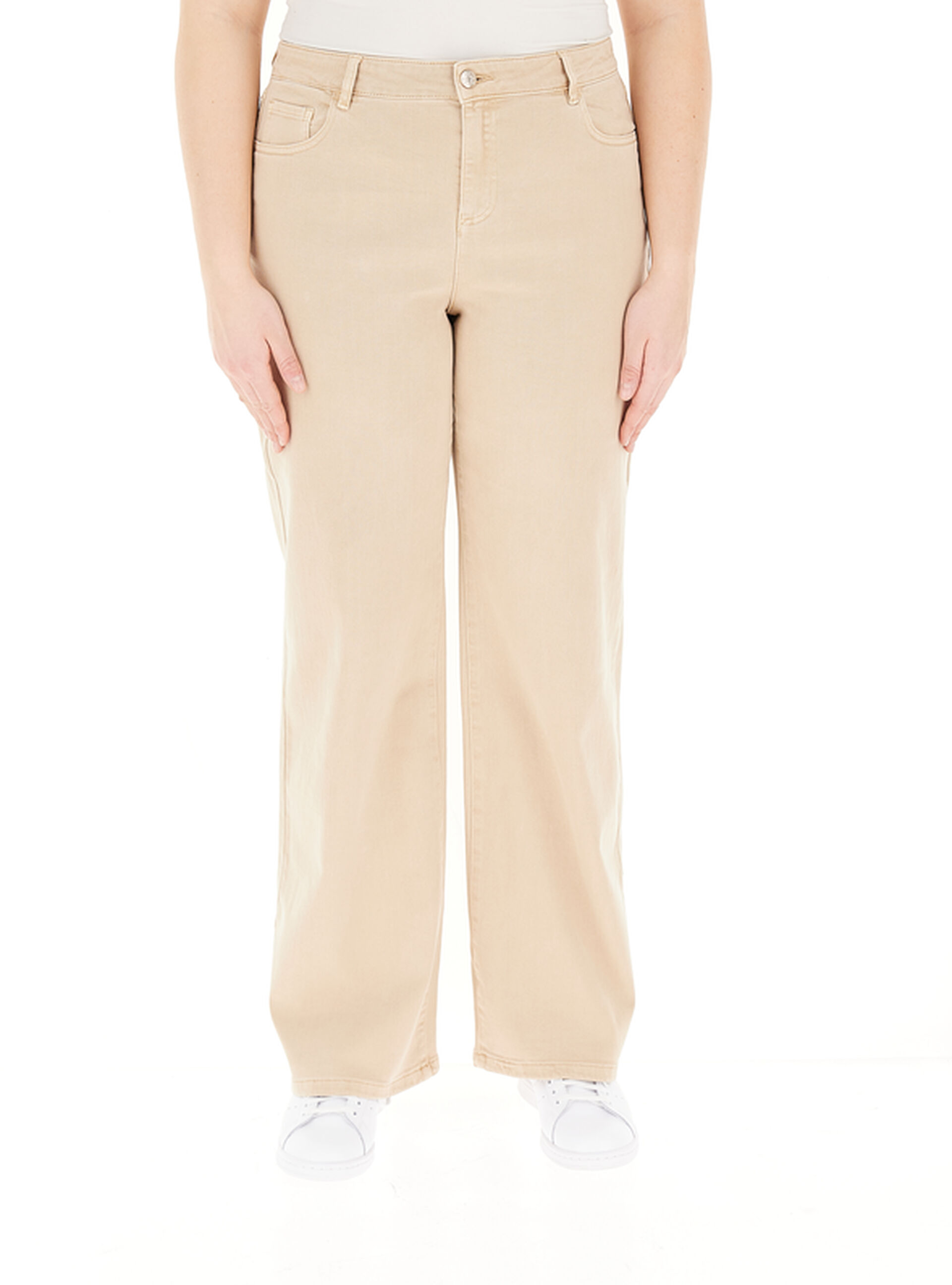 Pantalone in cotone BEIGE