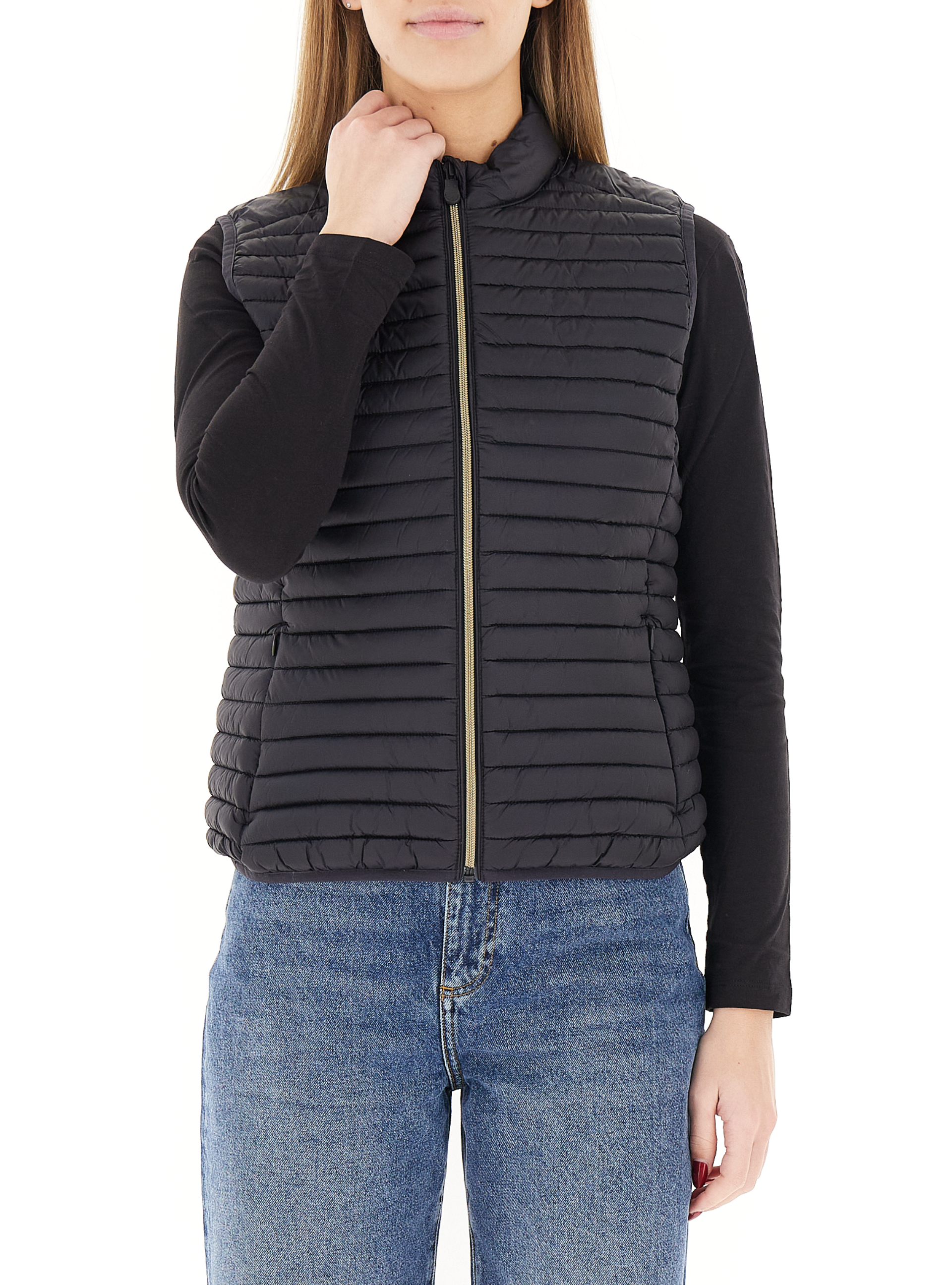 Piumino smanicato NERO 3