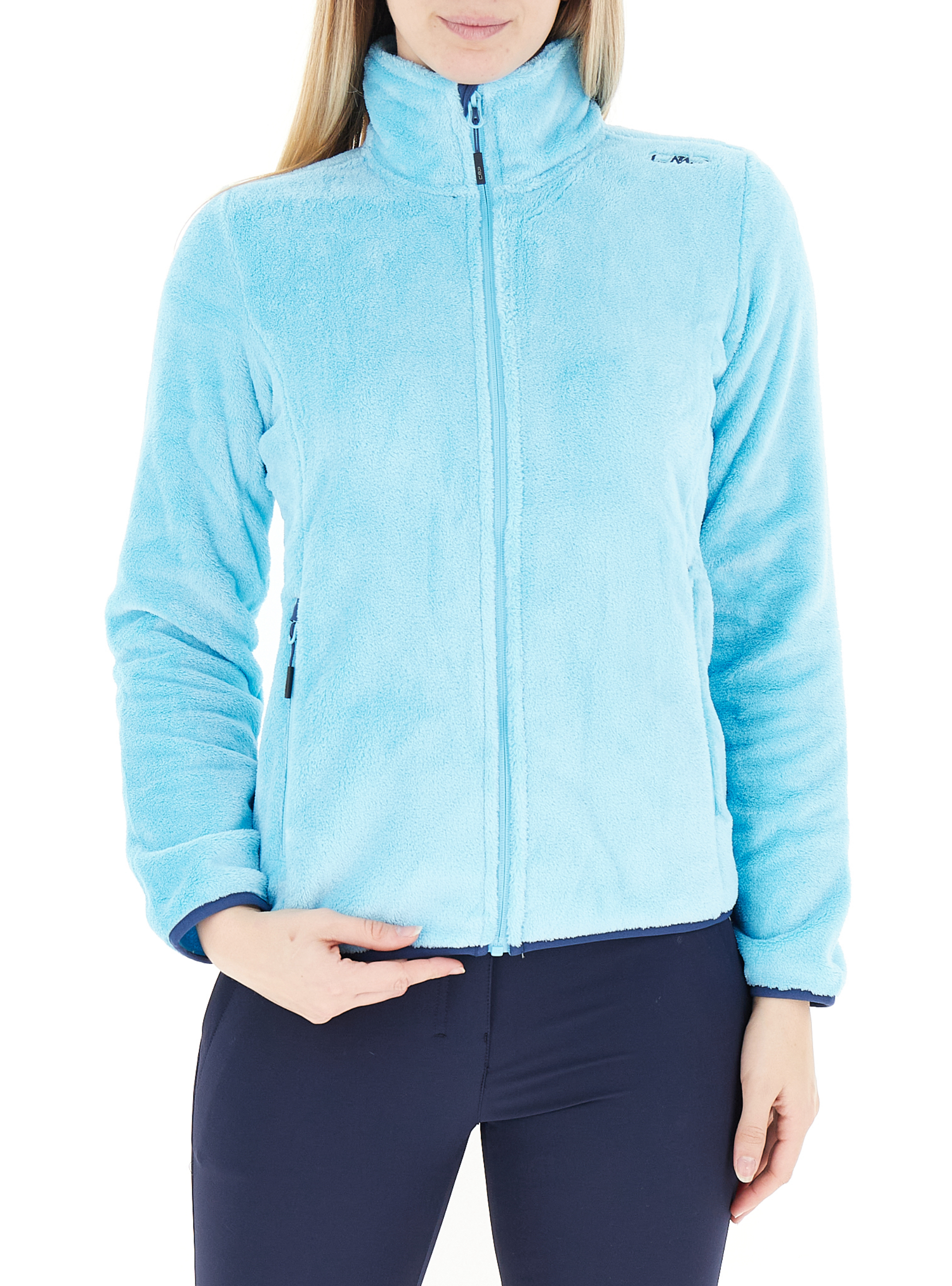 CMP Felpa in pile AZZURRO