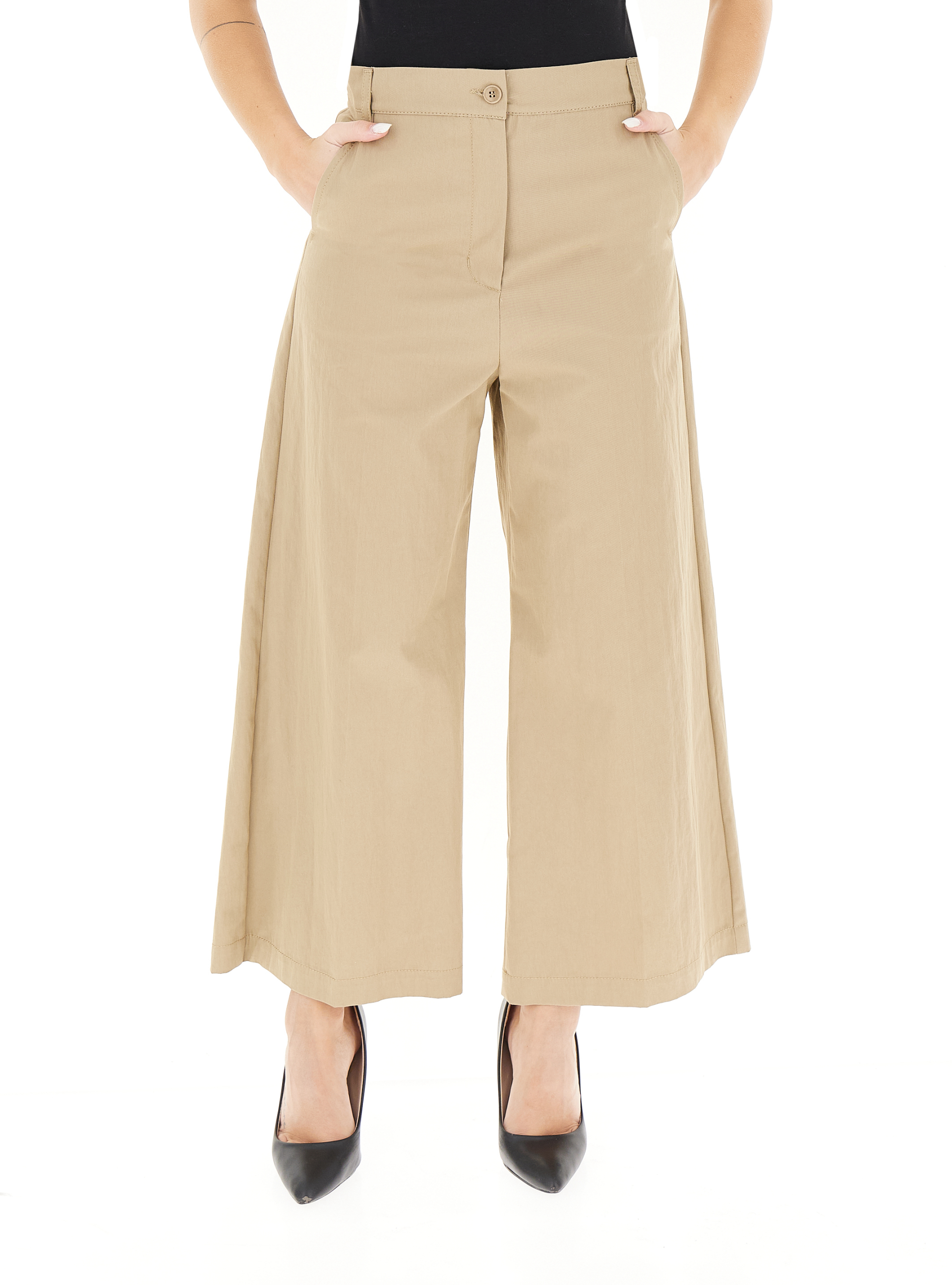 Pantalone wide leg BEIGE 38