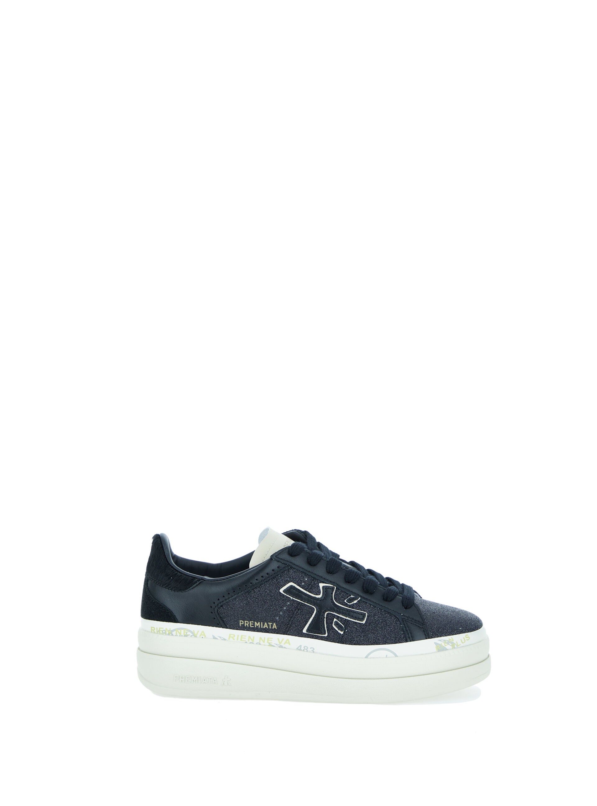 Sneakers con platform NERO