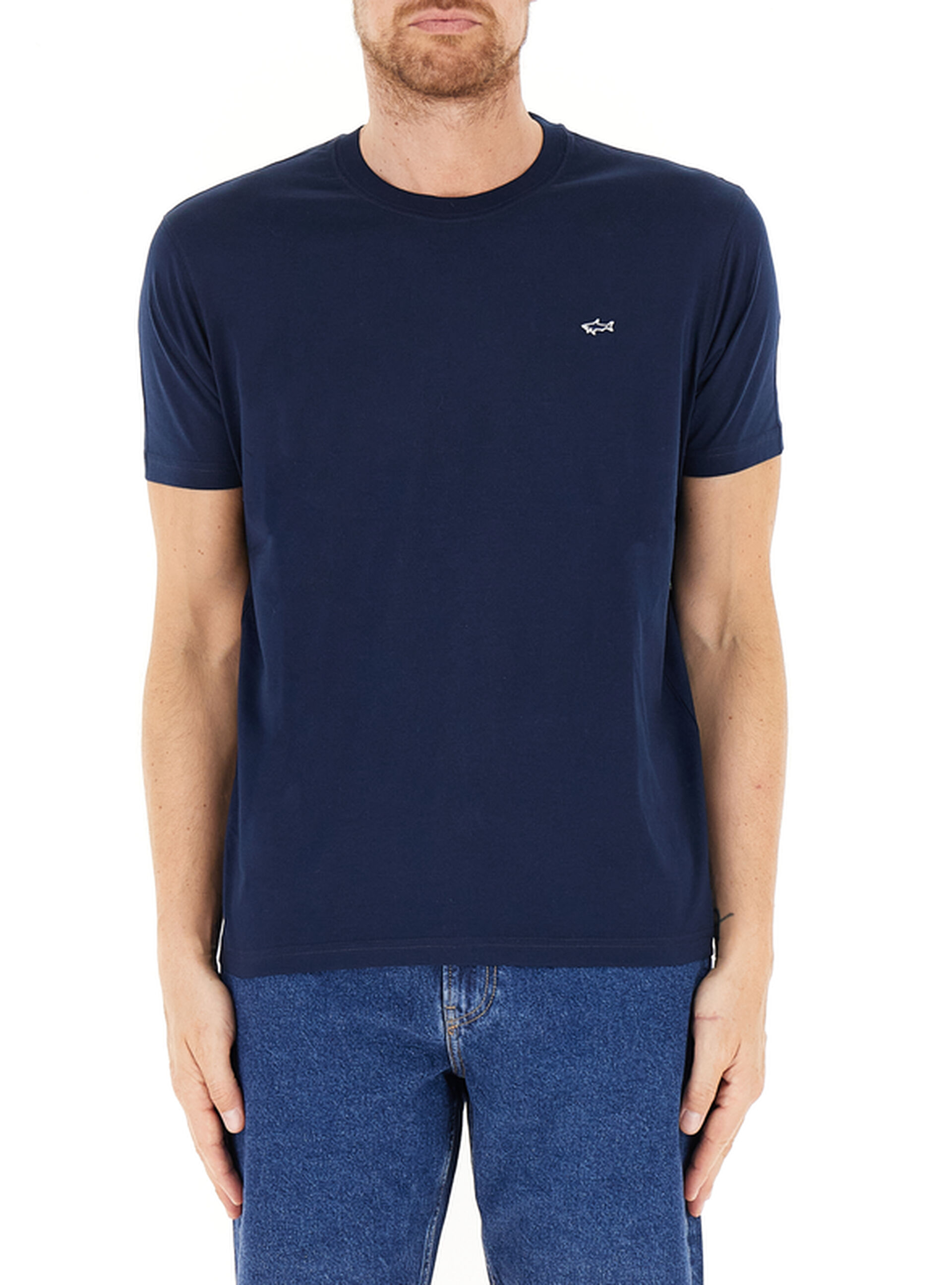 T-shirt girocollo BLU SCURO