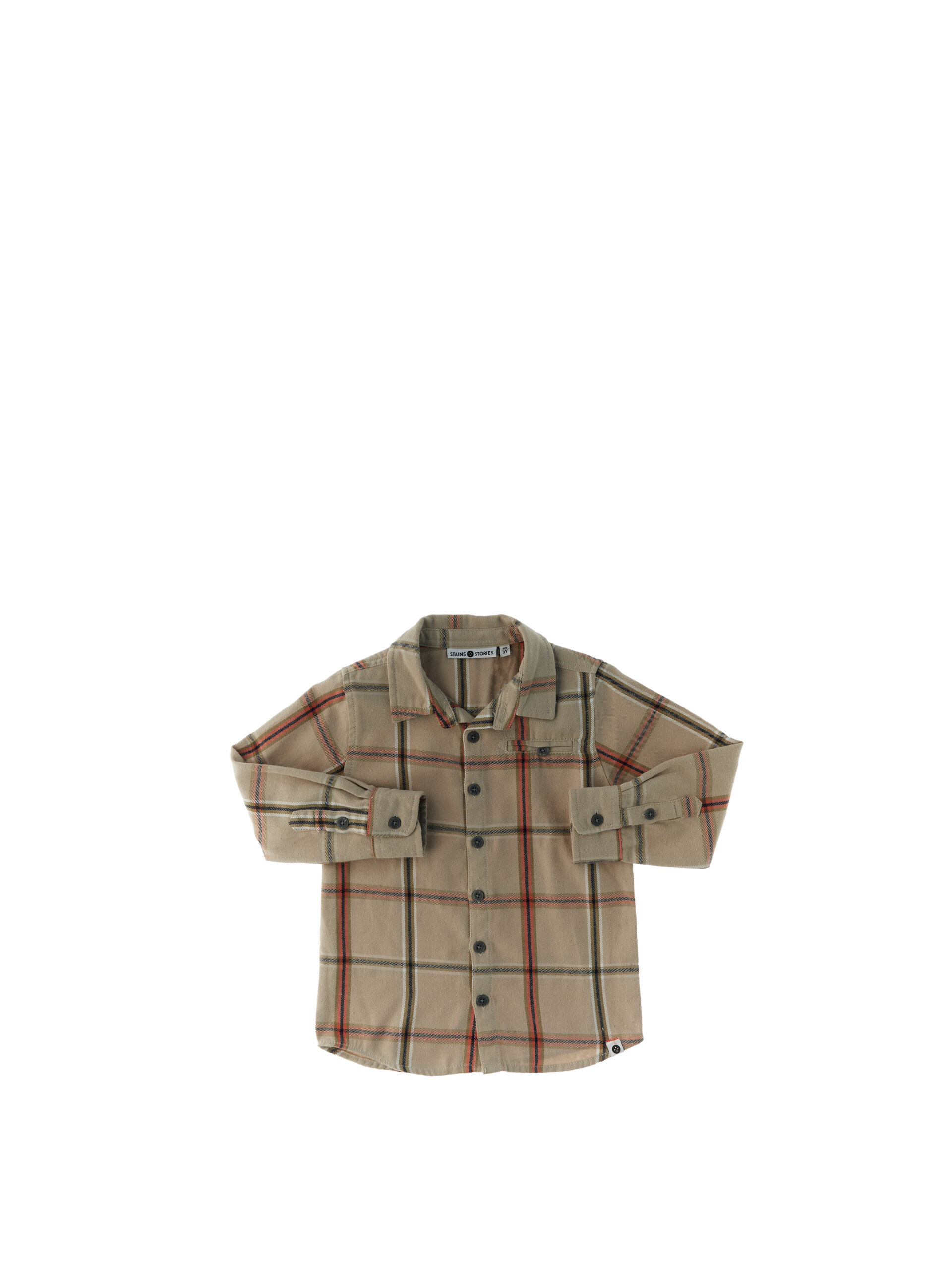 BABYFACE Camicia a quadri BEIGE