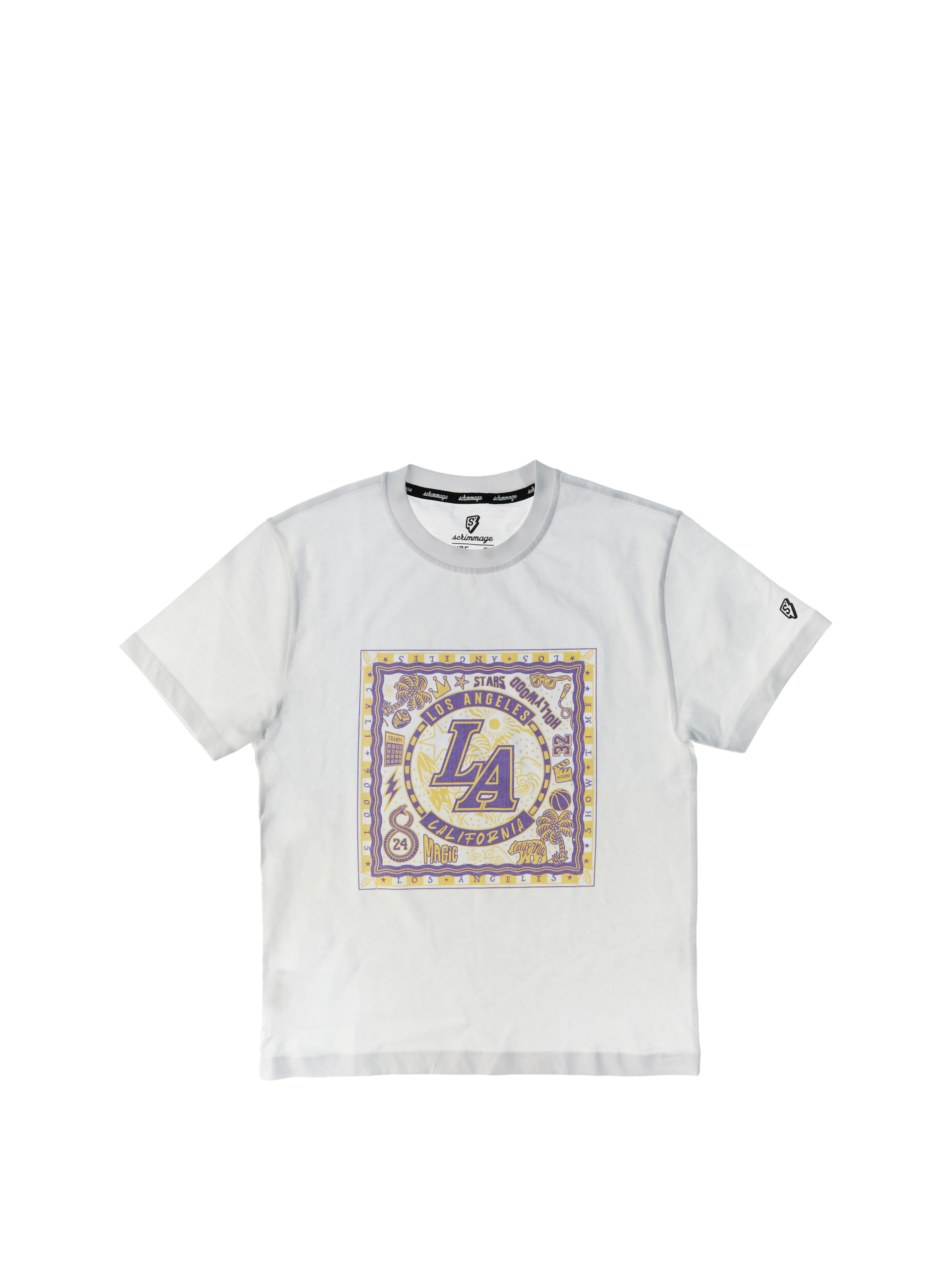 SCRIMMAGE T-shirt girocollo PANNA