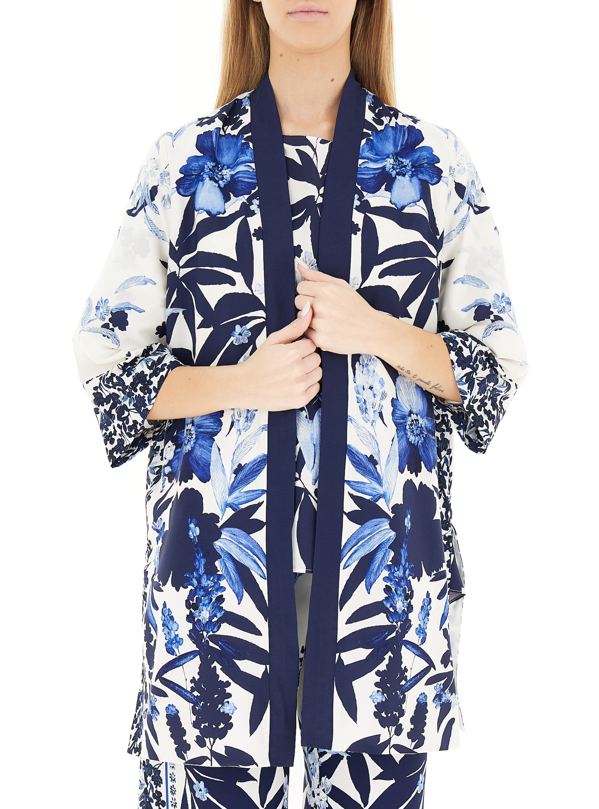Cardigan maniche lunghe BLU NAVY 44