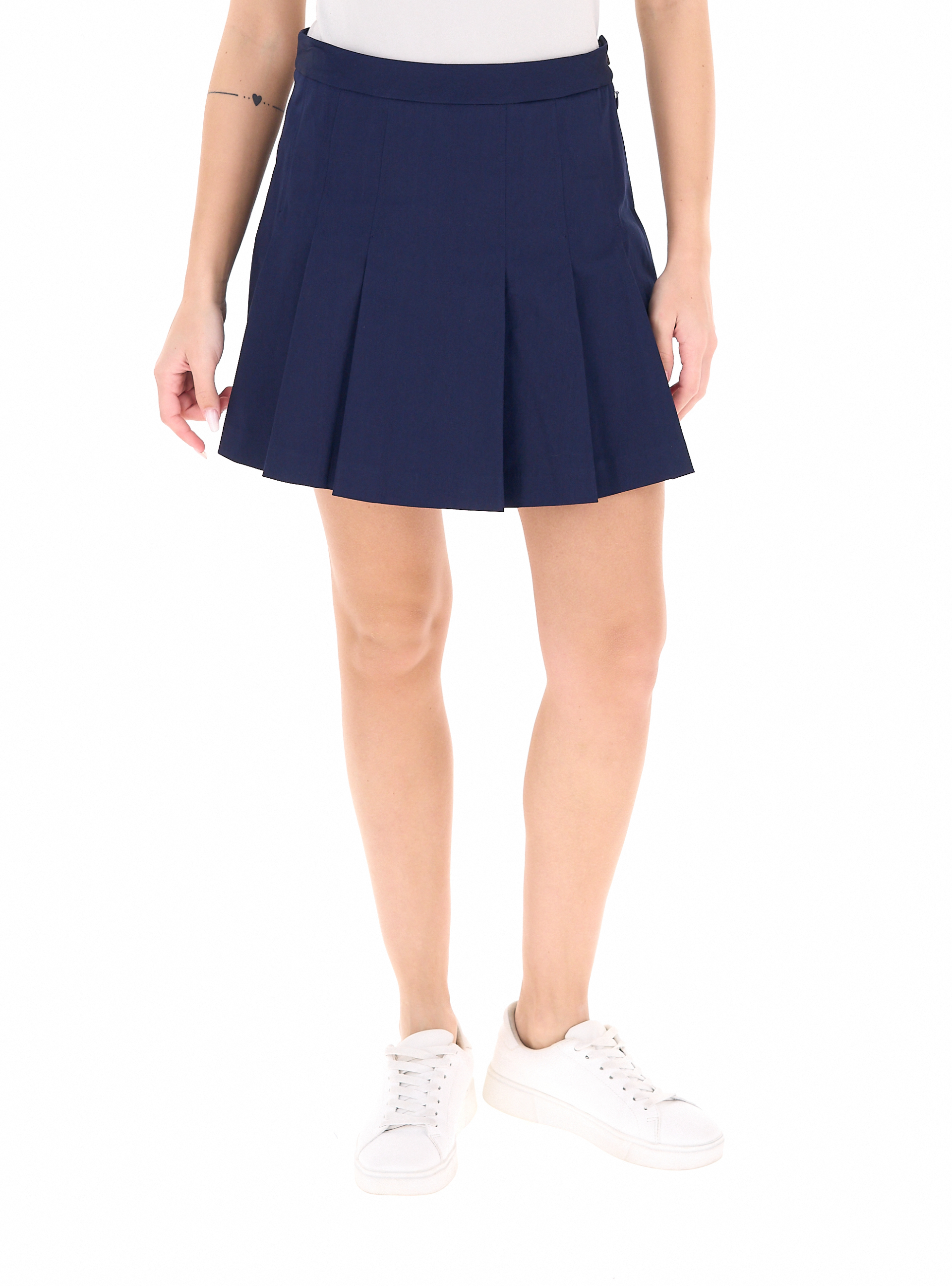 Lacoste Gonna a pieghe BLU NAVY