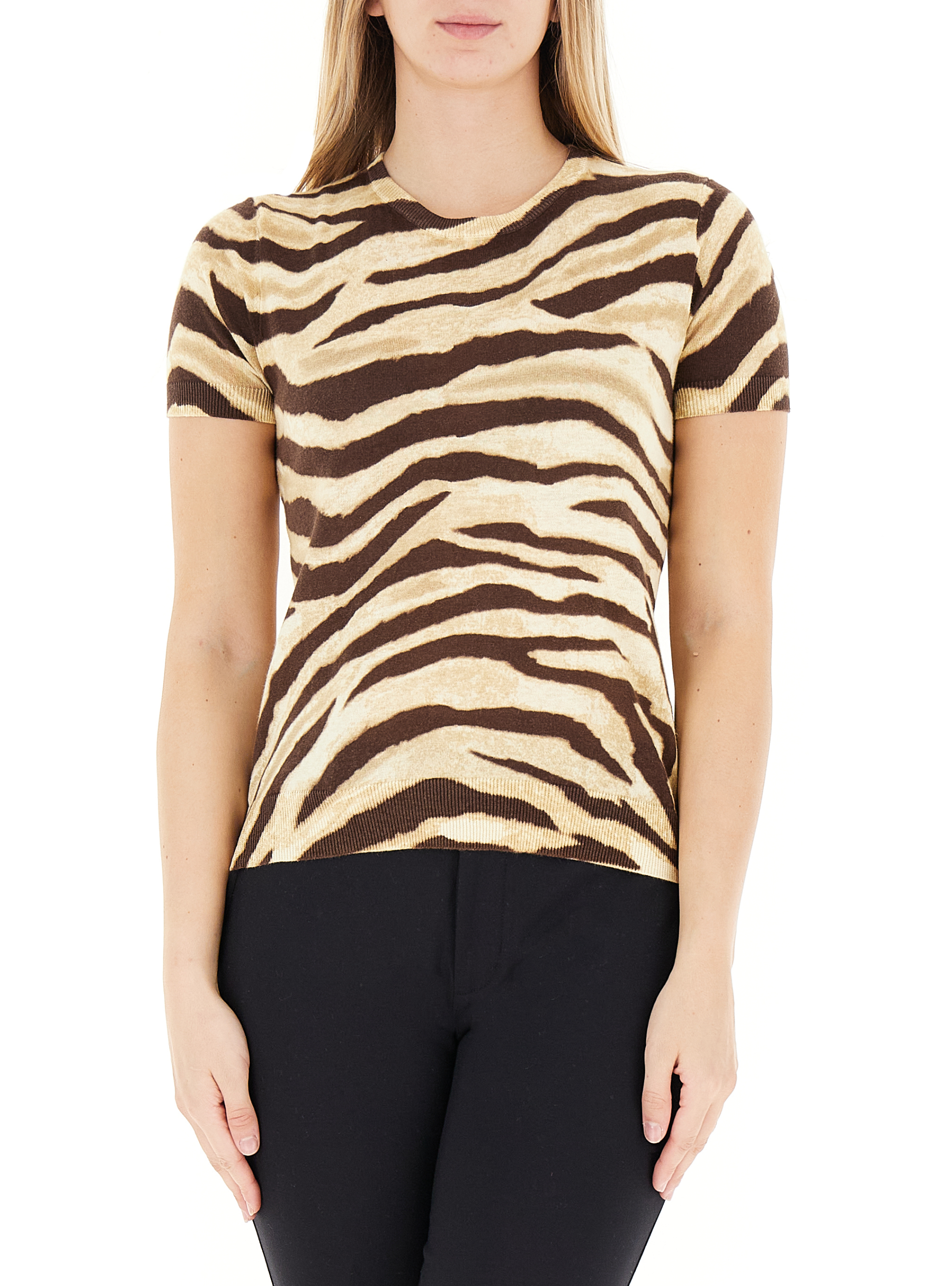 T-shirt in maglia LAUREN RALPH LAUREN