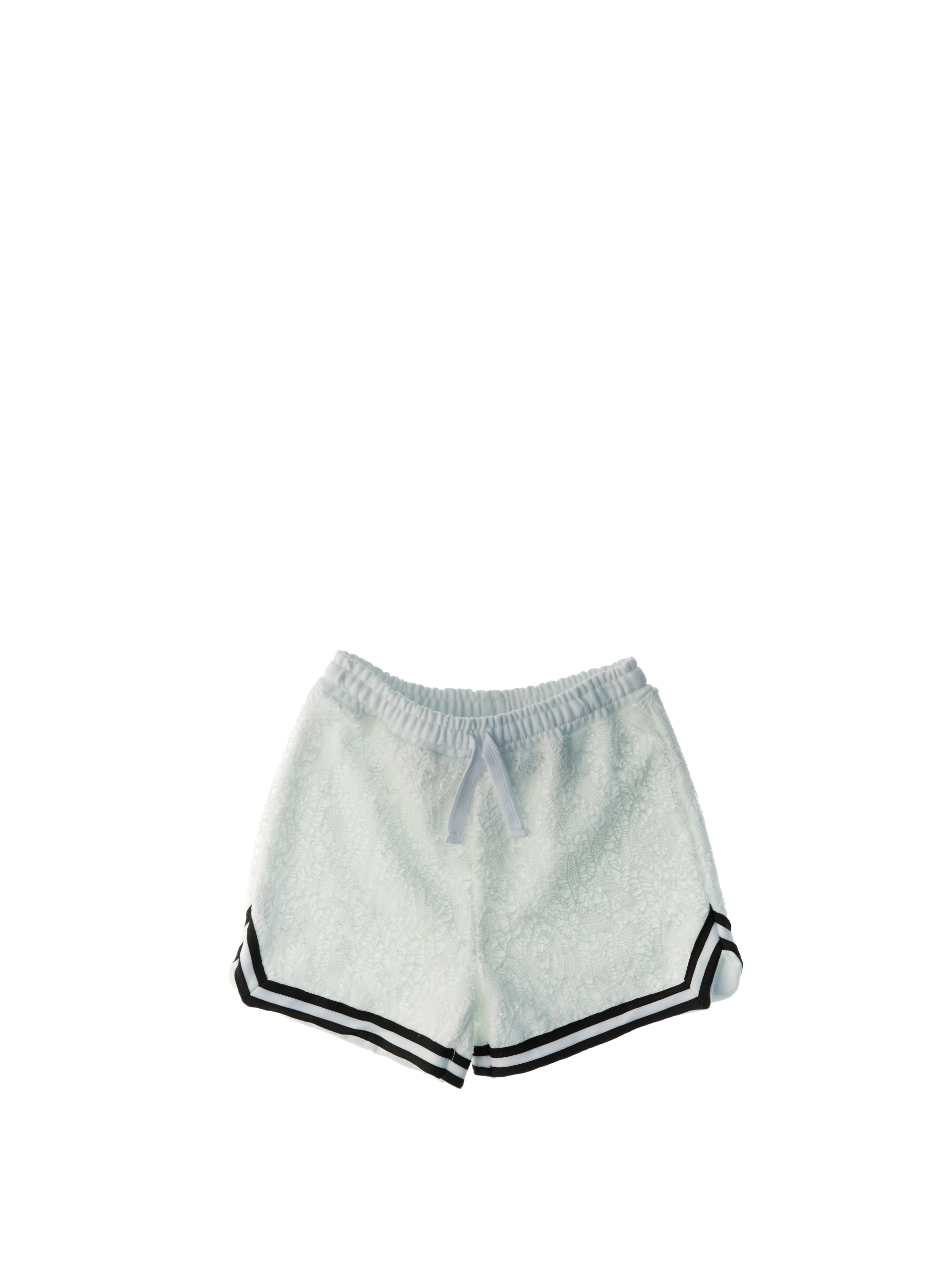 Shorts con pizzo BIANCO 10A