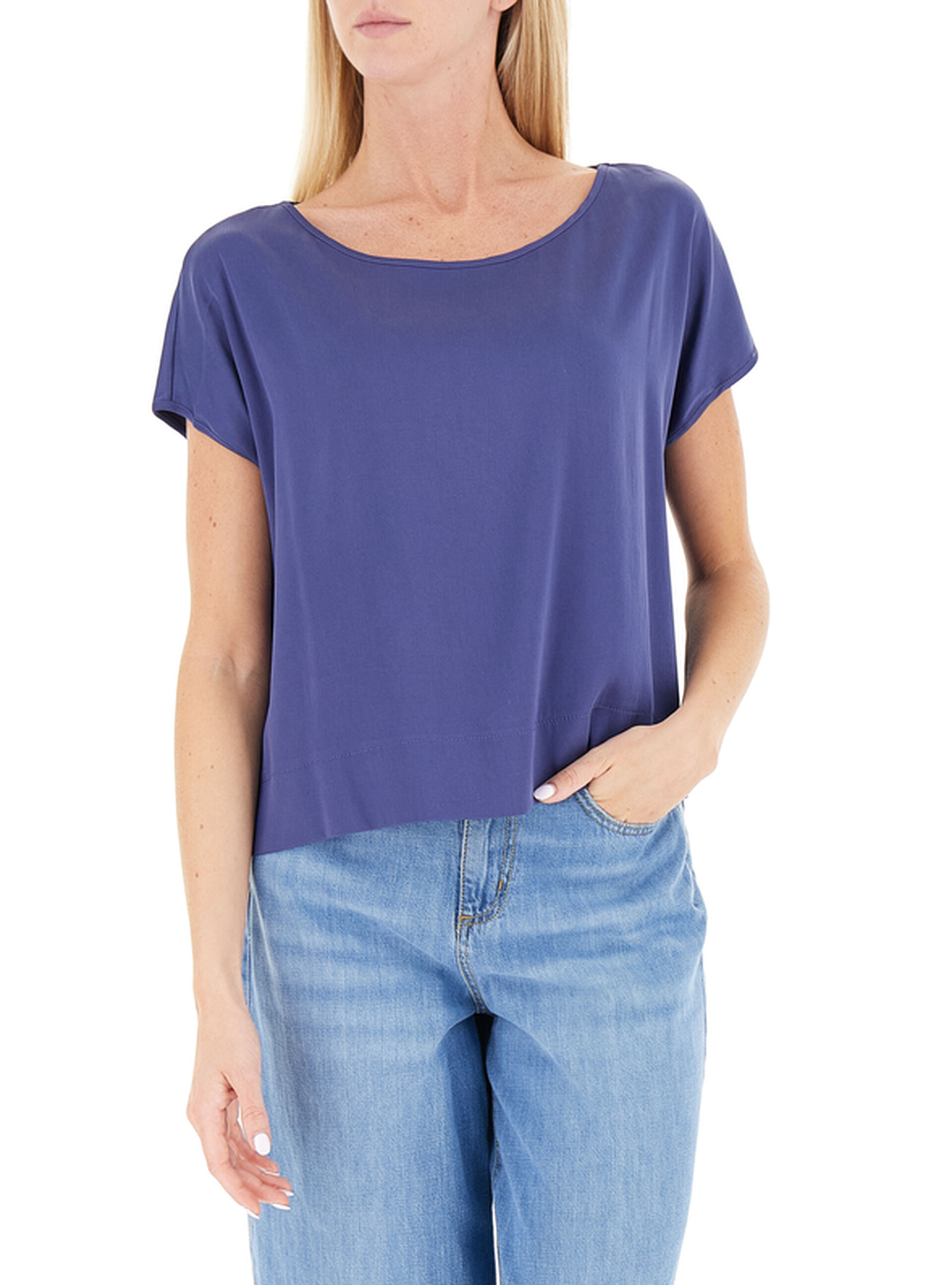 Dixie Top girocollo BLU AVIO S