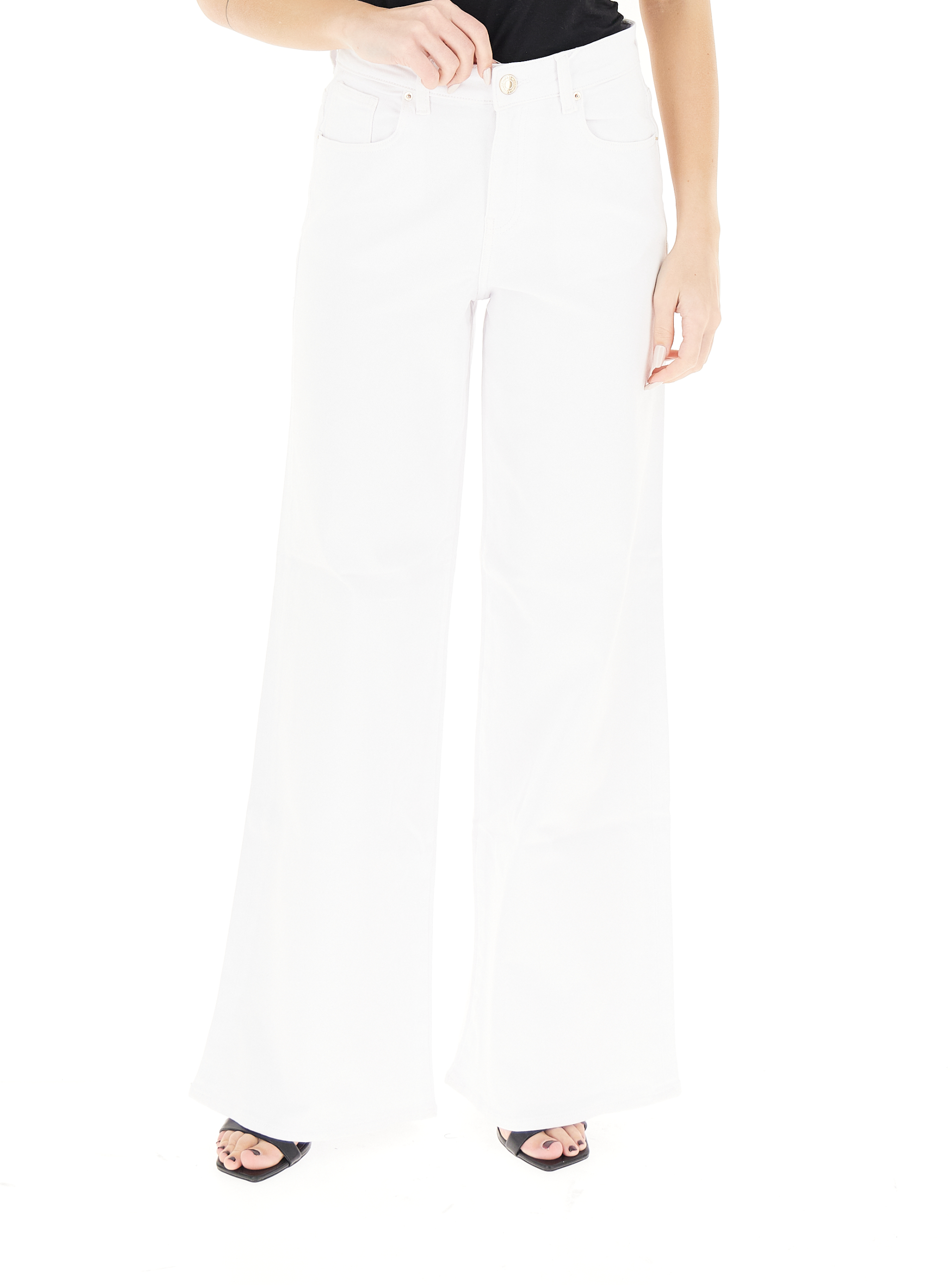FRACOMINA Jeans in cotone BIANCO