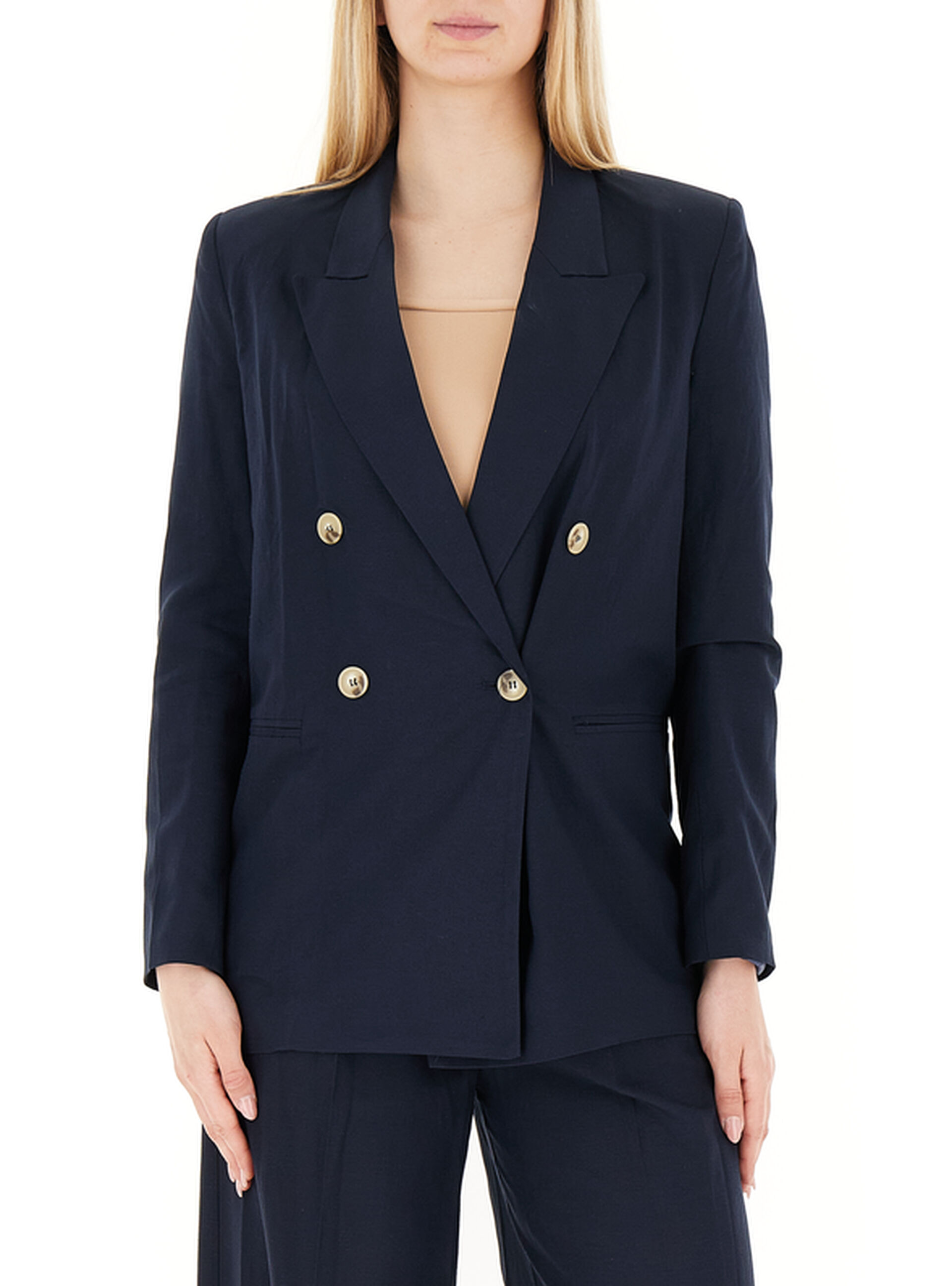 Blazer doppiopetto BLU SCURO S