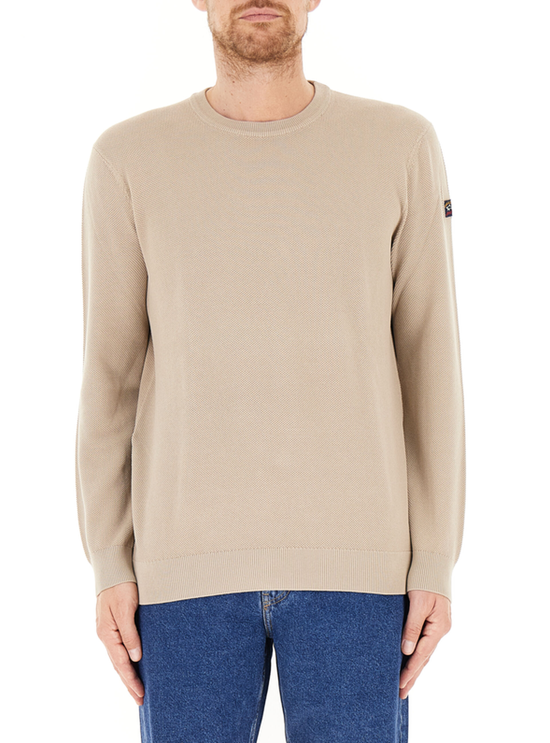 Maglia in cotone BEIGE