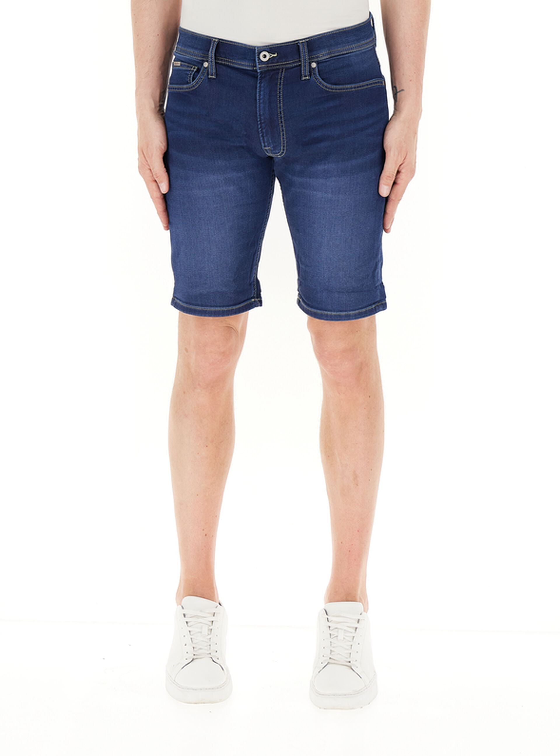 Pepe Jeans Bermuda in jeans BLU