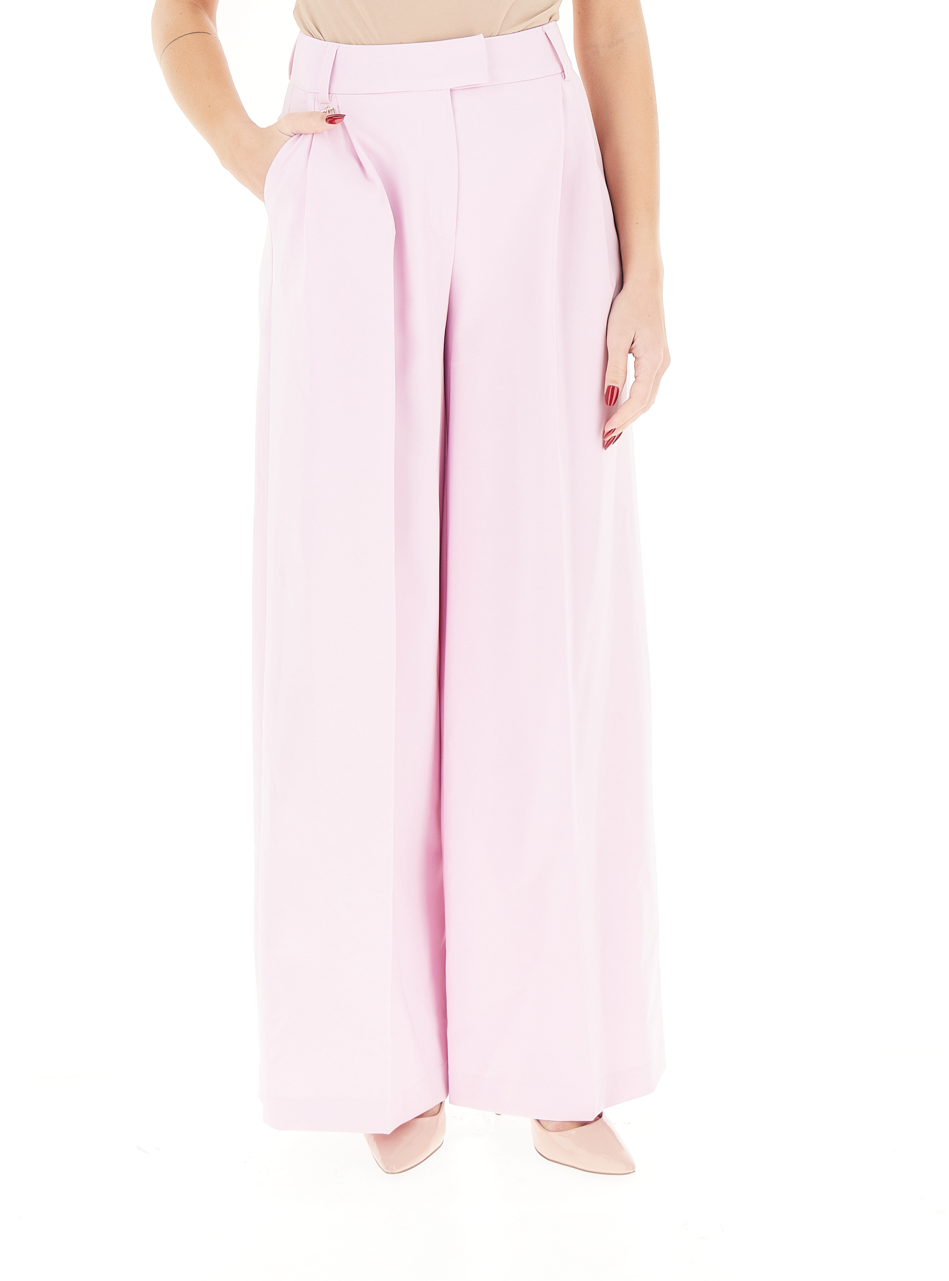 Pantalone a palazzo ROSA BUBBLE