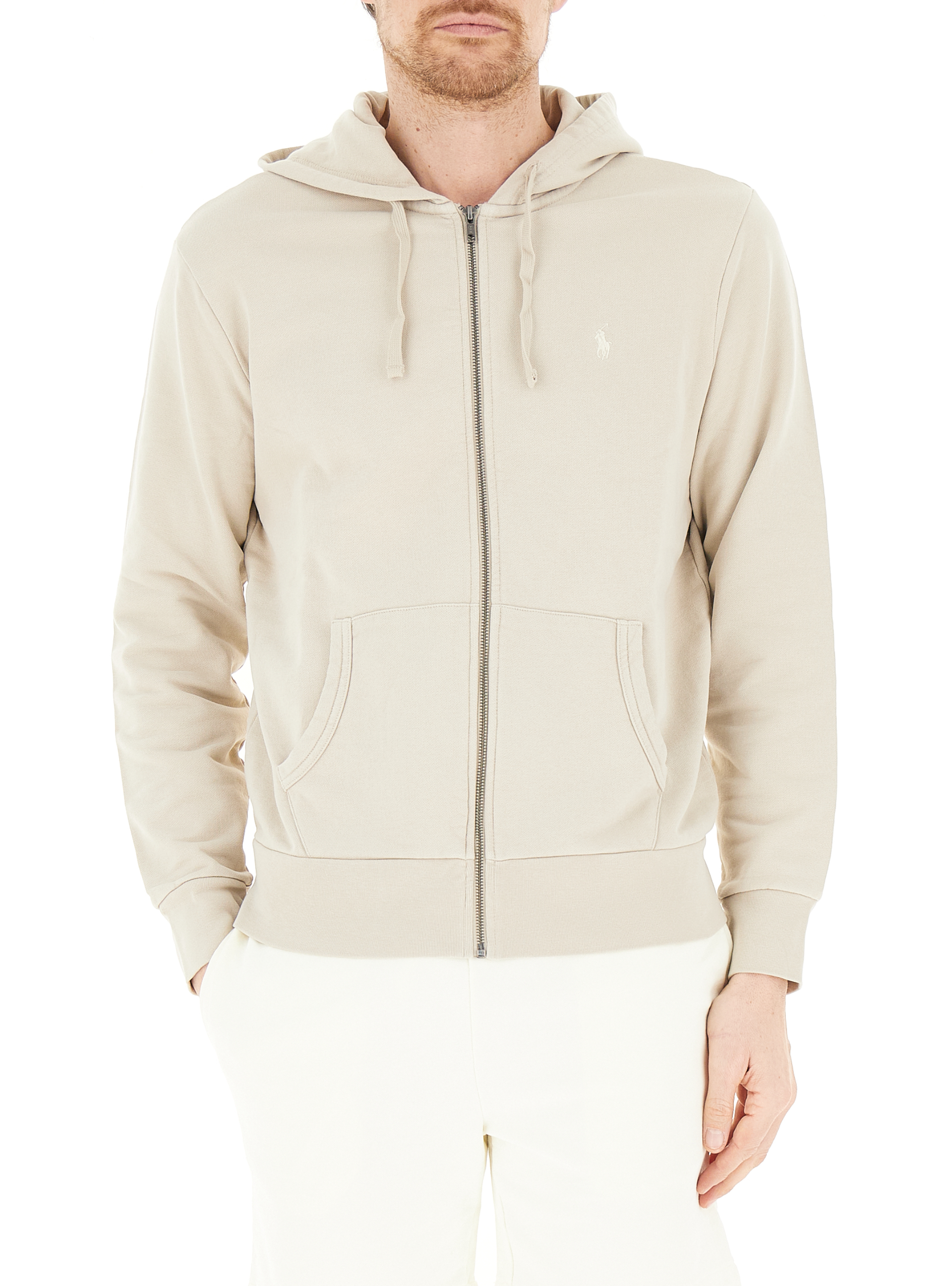 Felpa con cappuccio POLO BEIGE