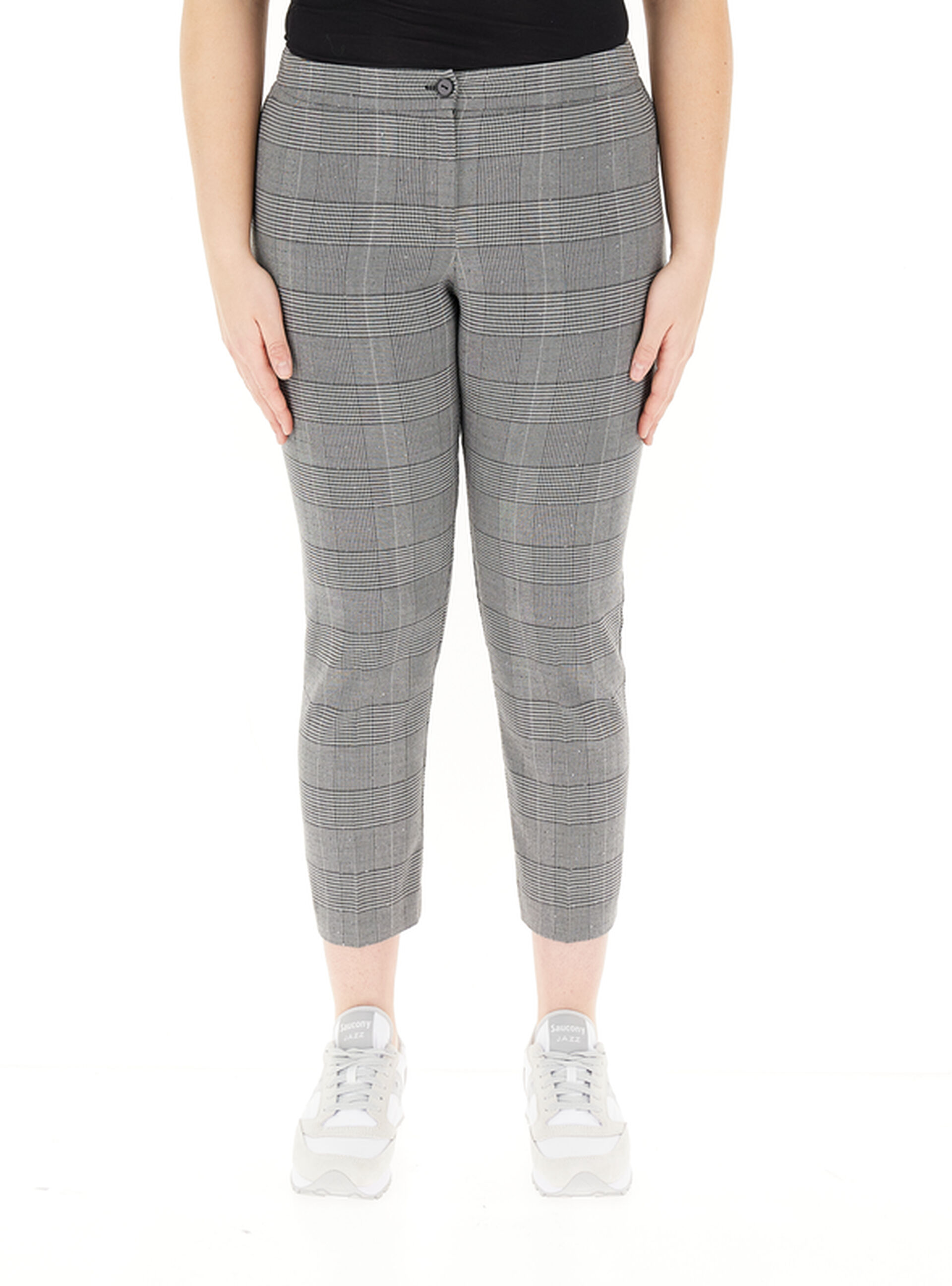 Pantalone a quadri GRIGIO 23