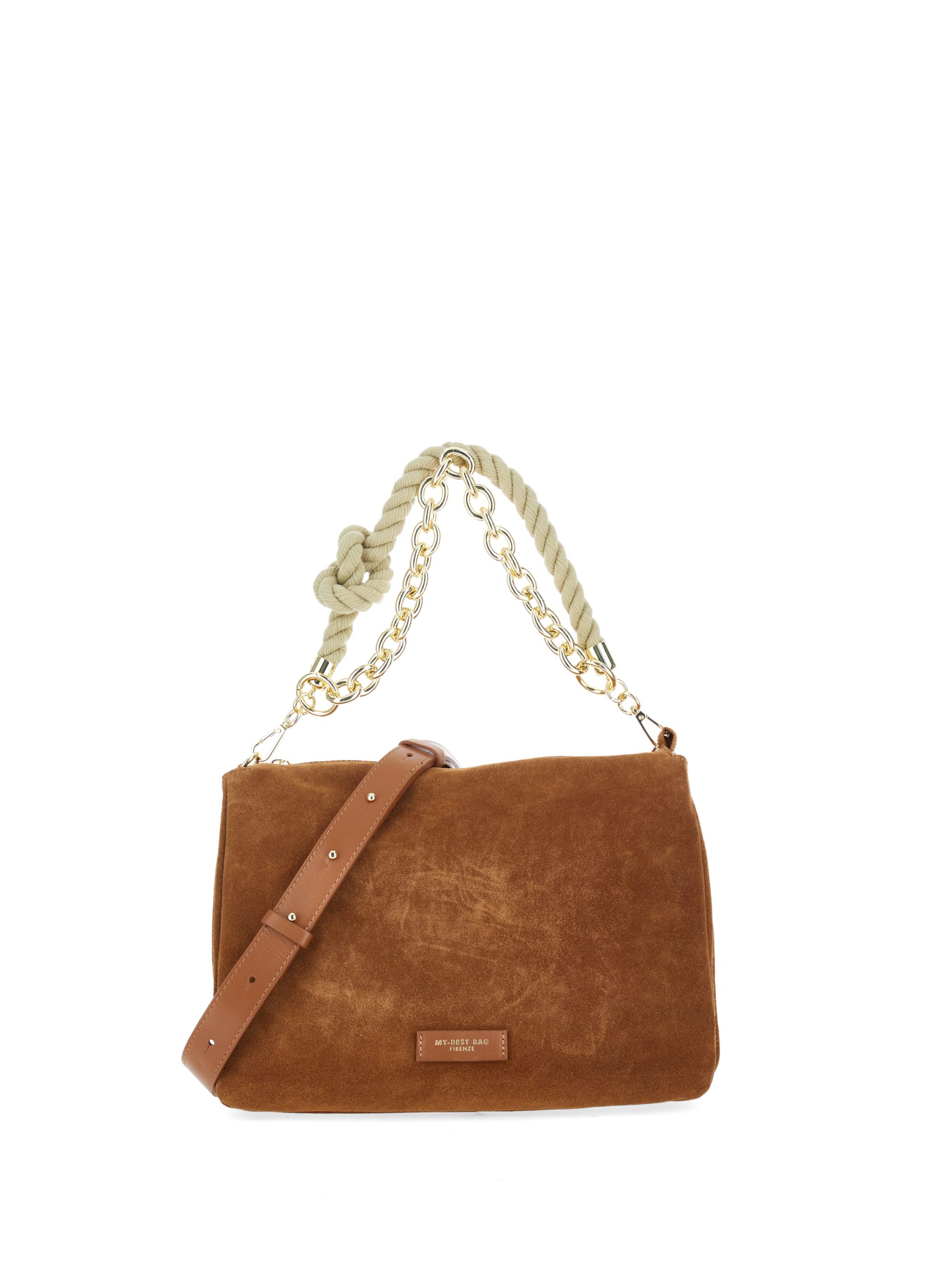 Borsa in pelle MARRONE U