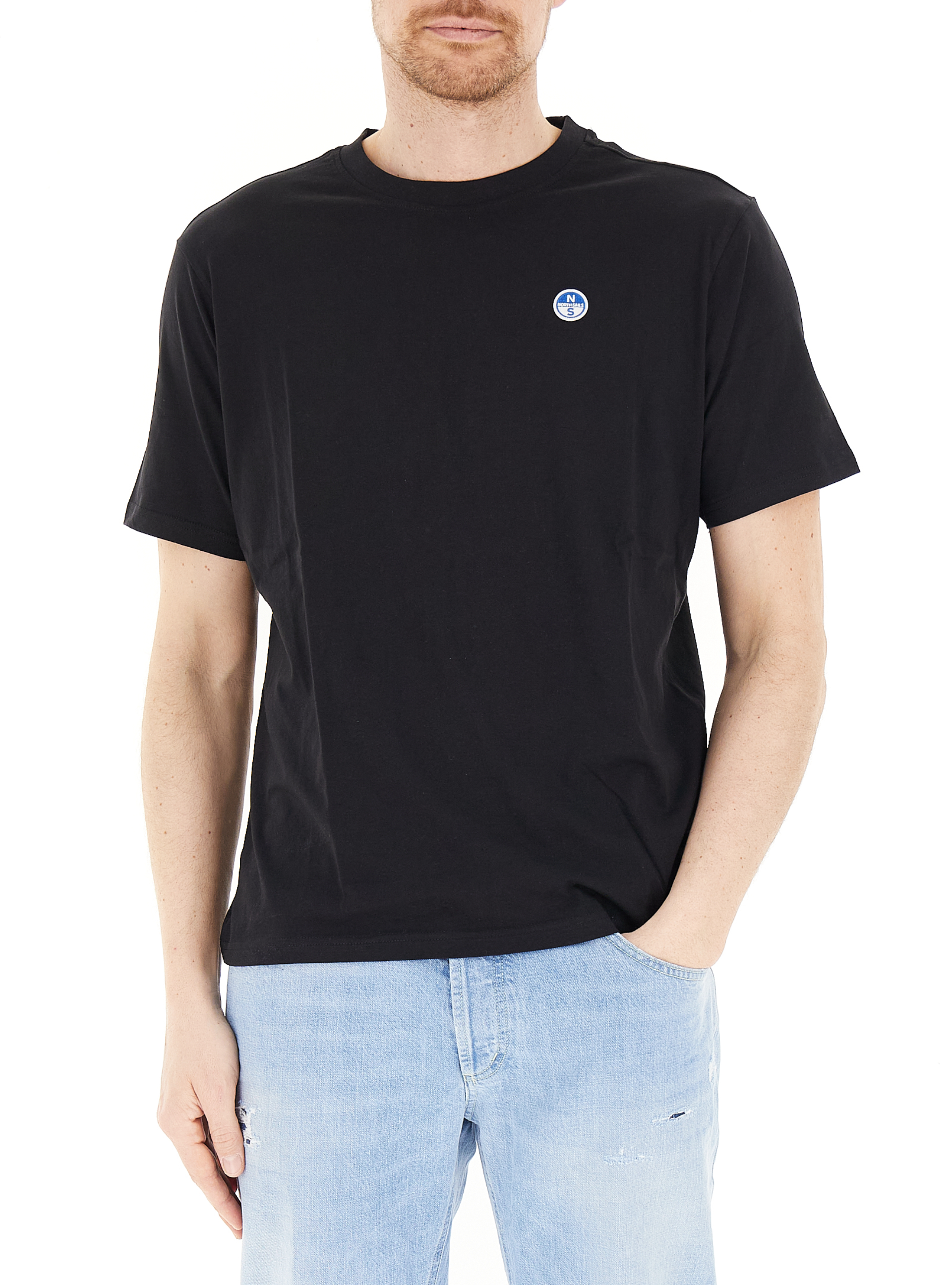 T-shirt girocollo NERO M
