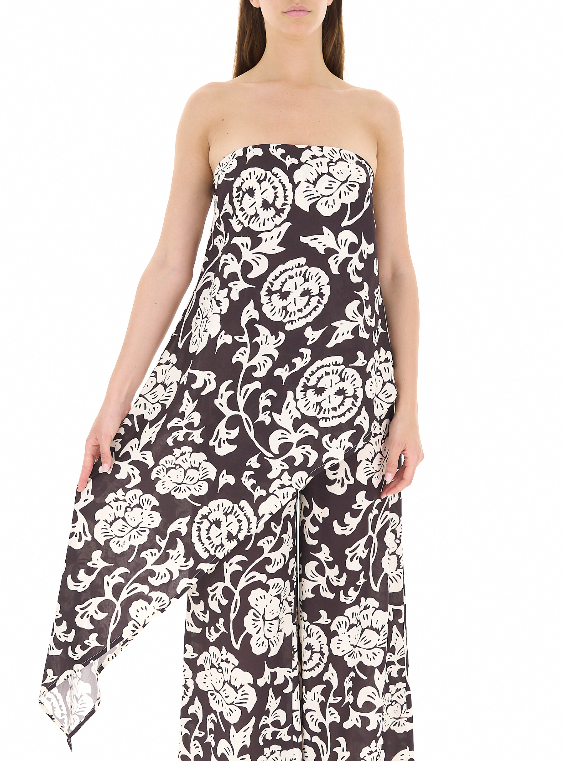 Top a fascia asimmetrico TESTA DI MORO M