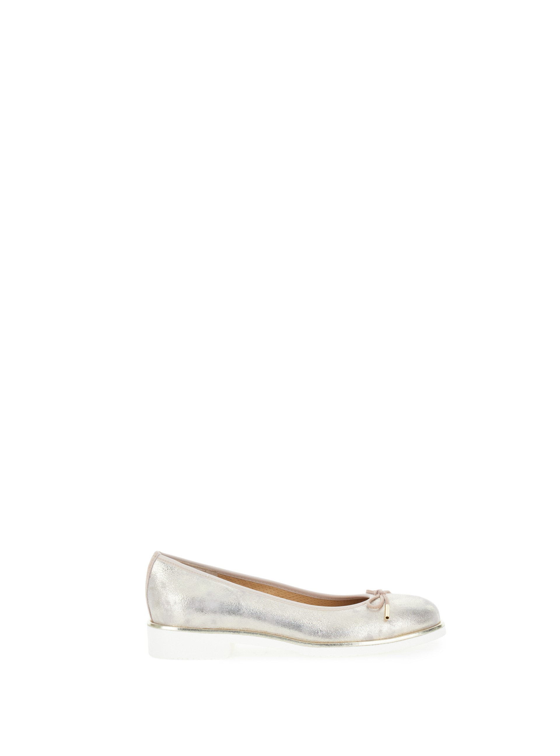 Ballerine in pelle ARGENTO 38