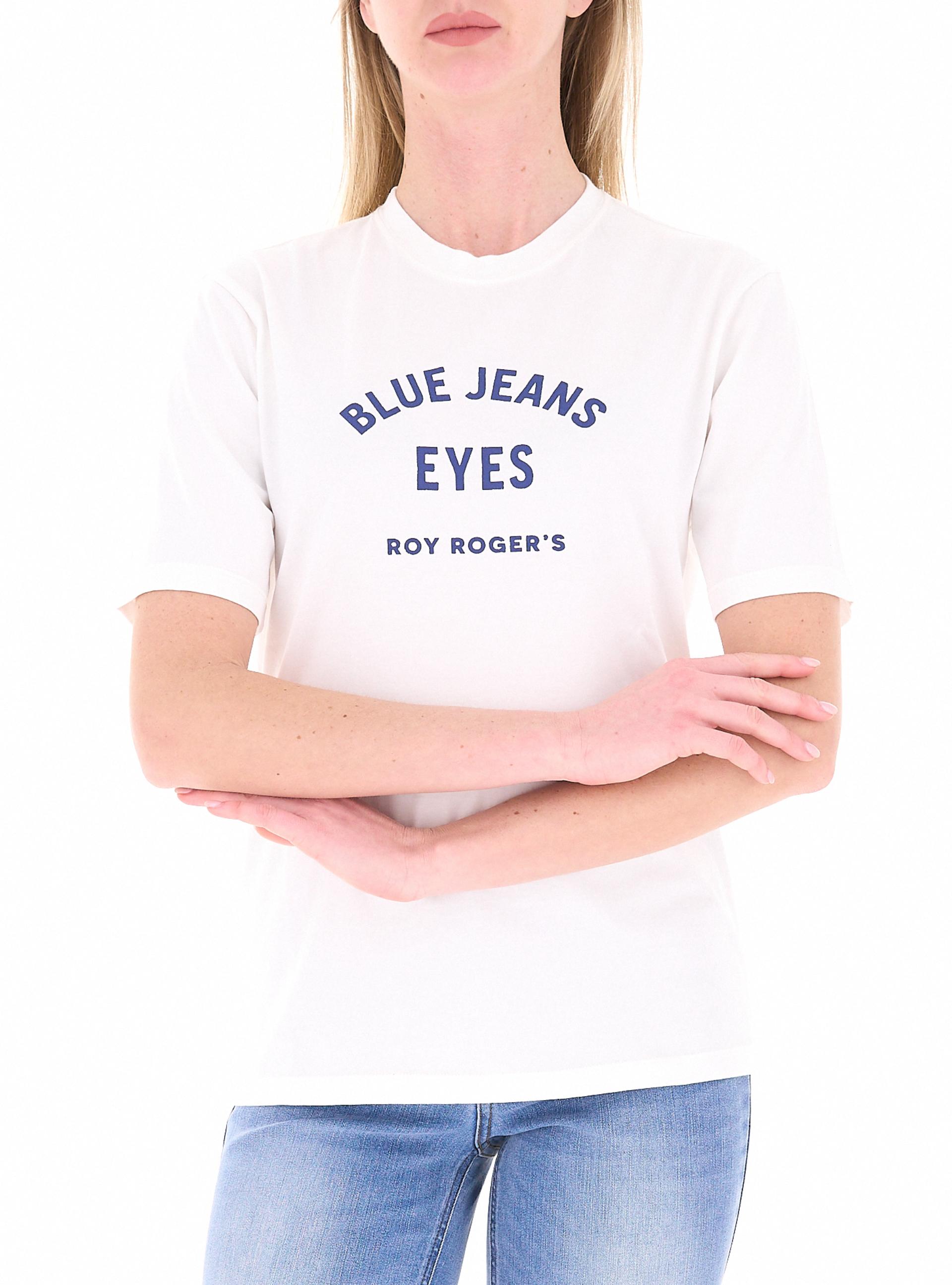 T-shirt girocollo BIANCO