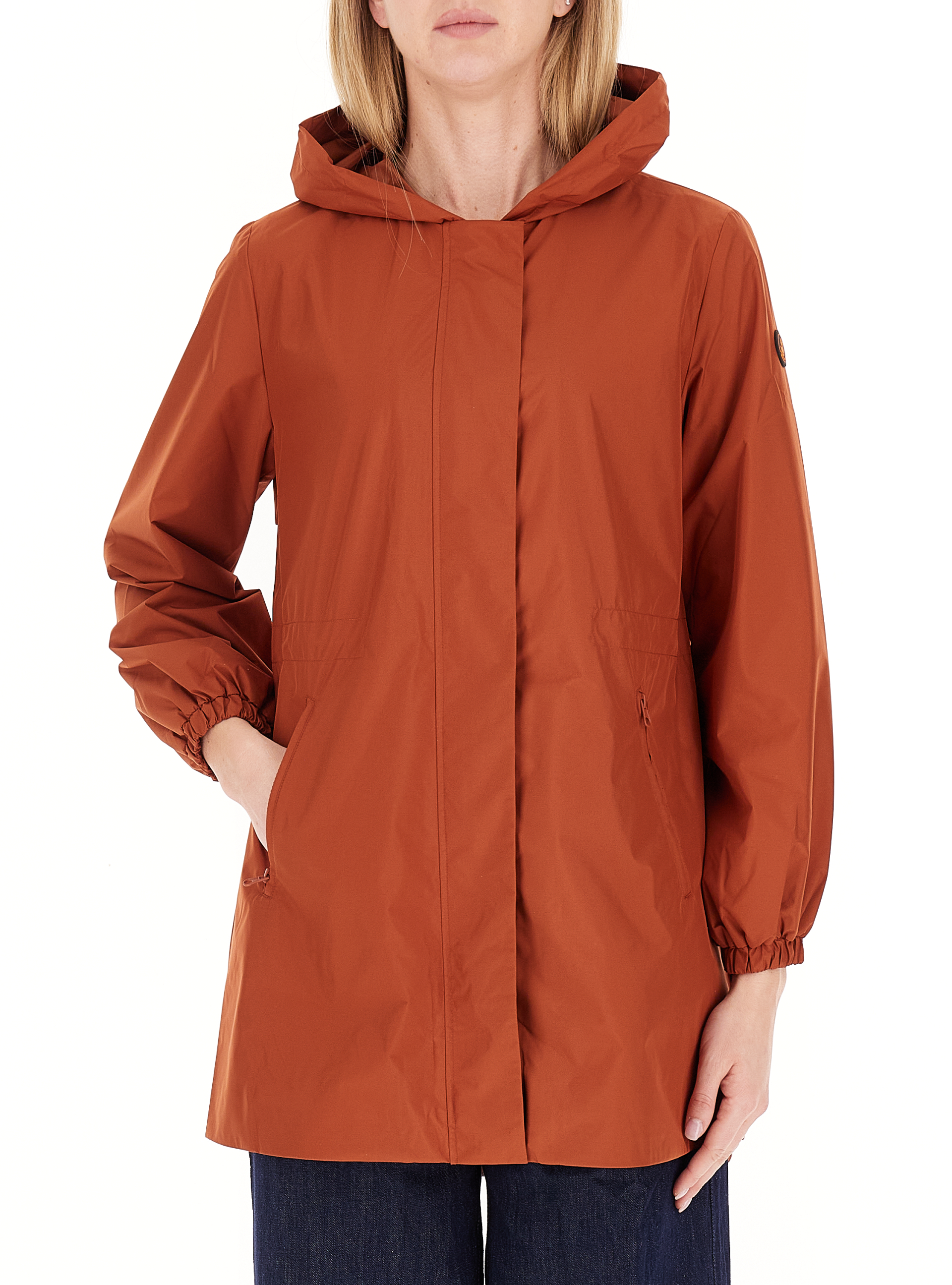 Impermeabile con cappuccio TERRACOTTA 4