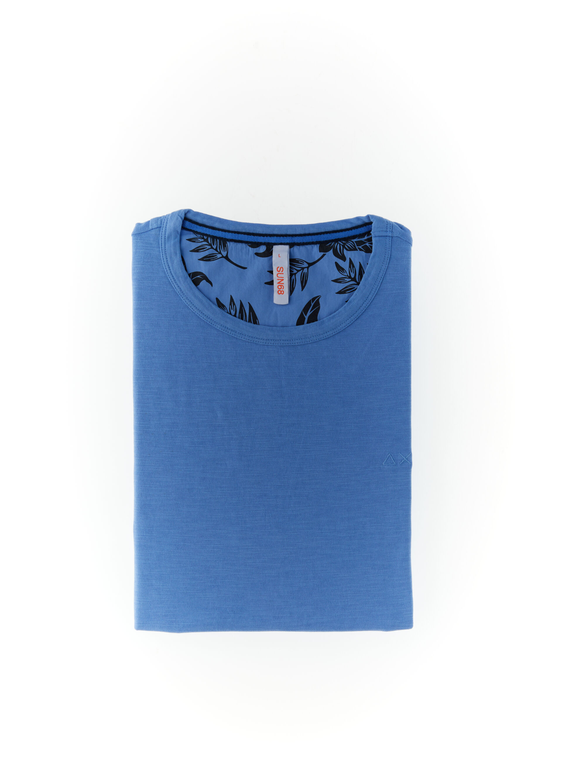 SUN68 T-shirt girocollo BLU AVIO