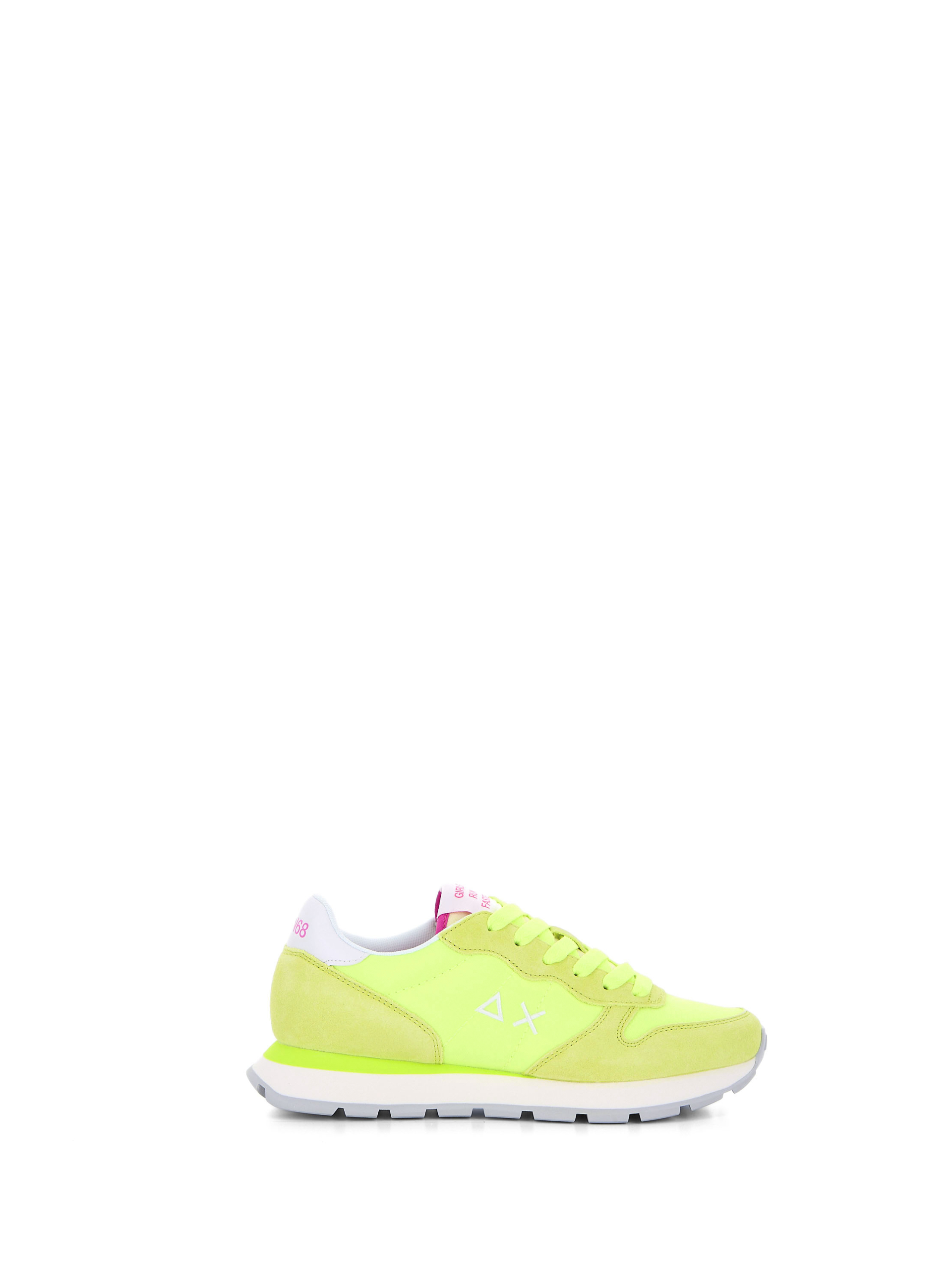 Sneakers in tessuto GIALLO FLUO