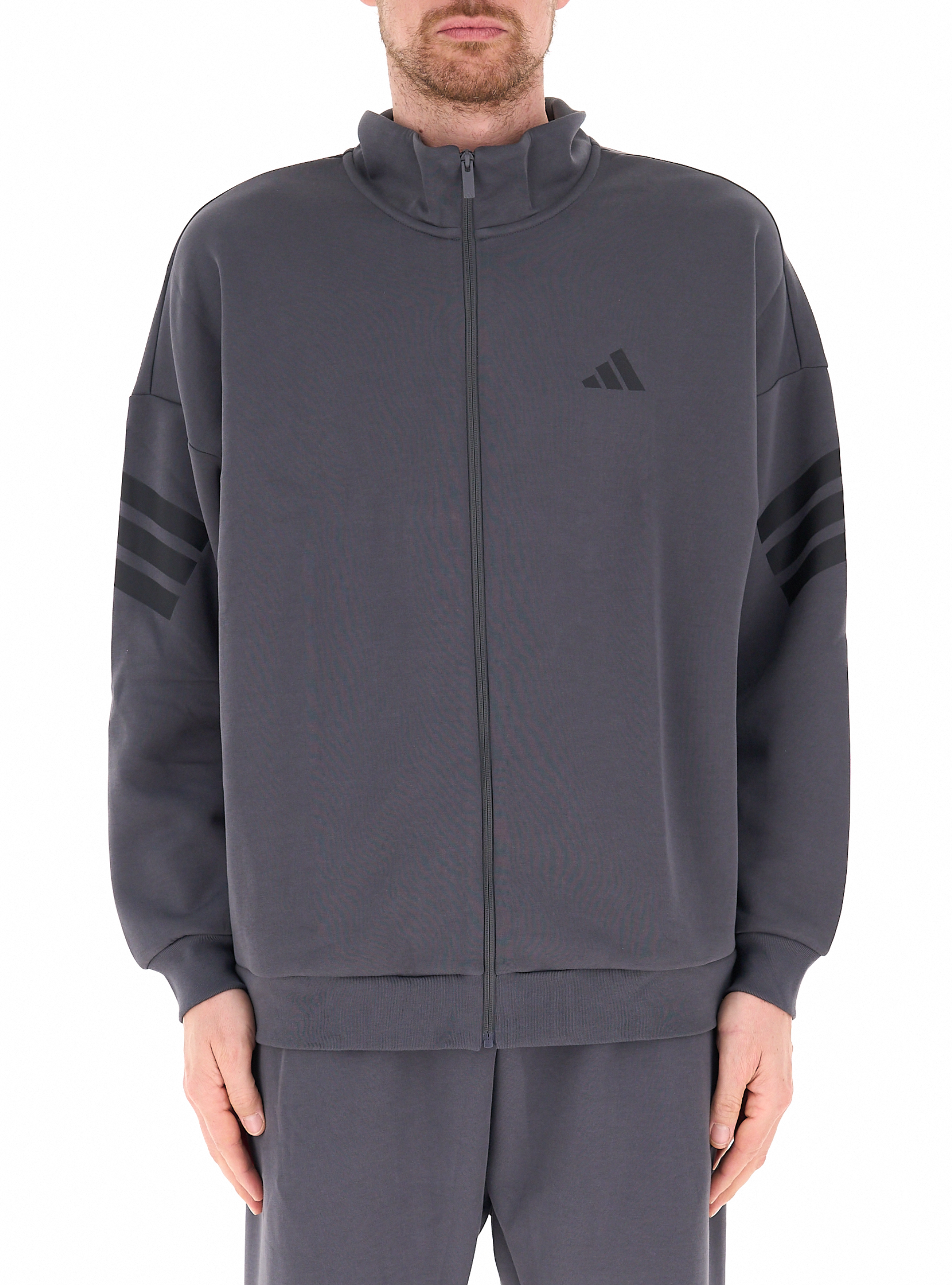 Adidas Felpa con zip ANTRACITE