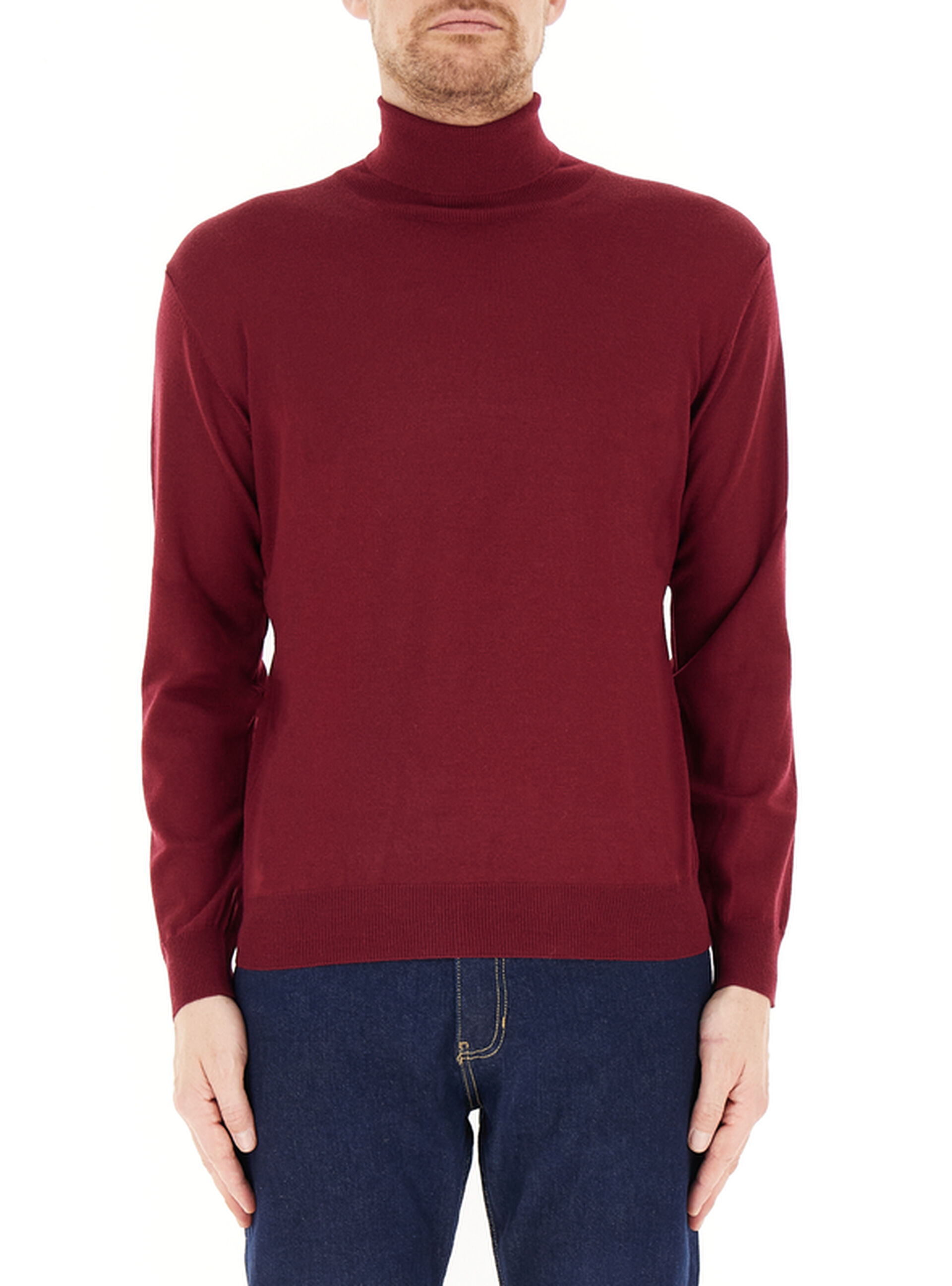 Dolcevita lana merino BORDEAUX 52