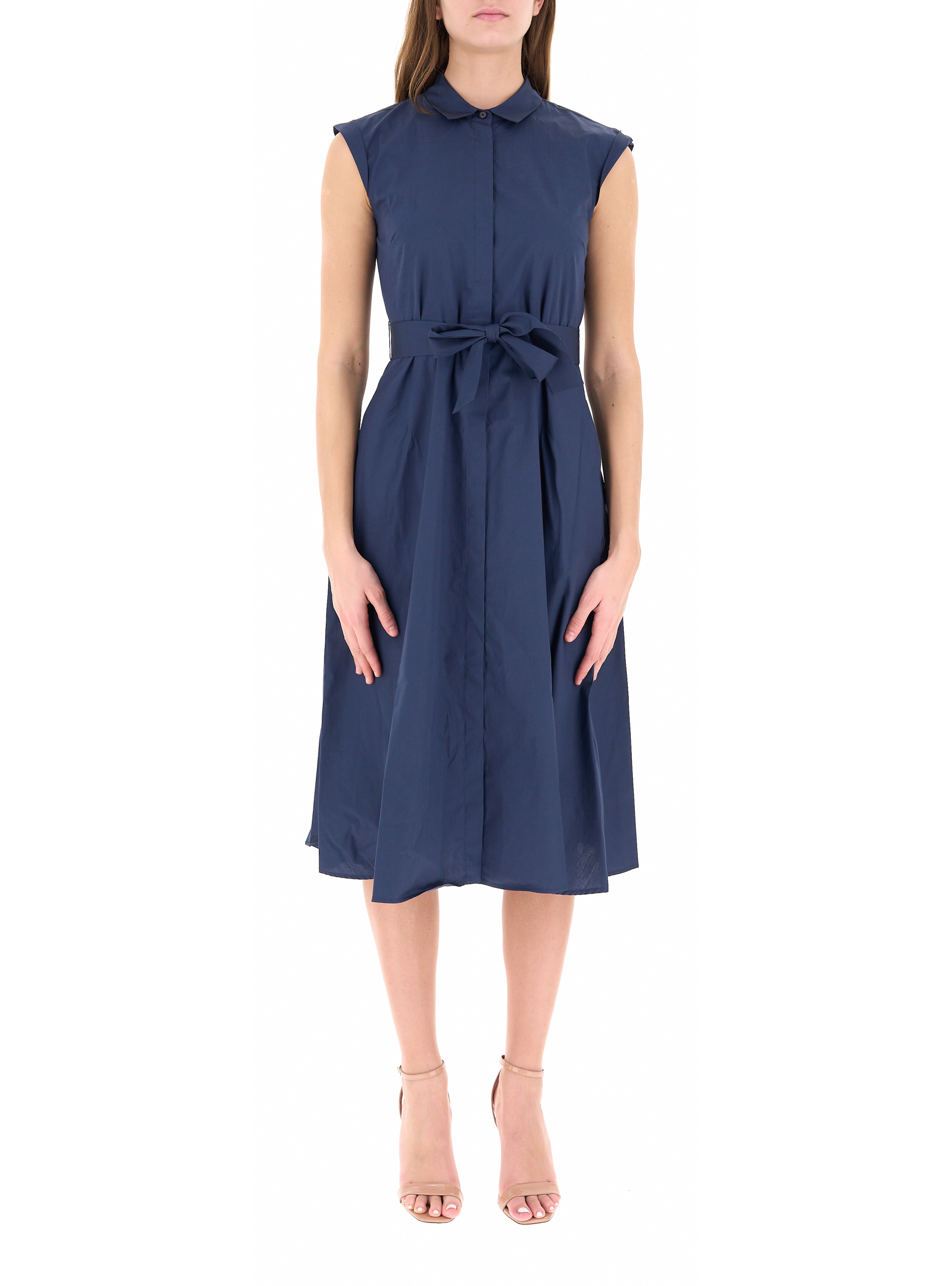 Chemisier in cotone BLU NAVY