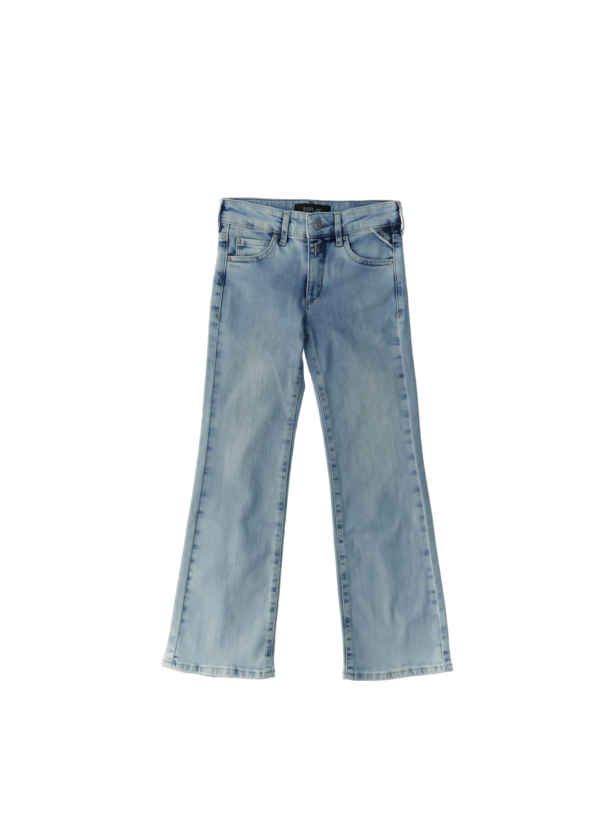 Jeans wide leg BLU CHIARO 14A