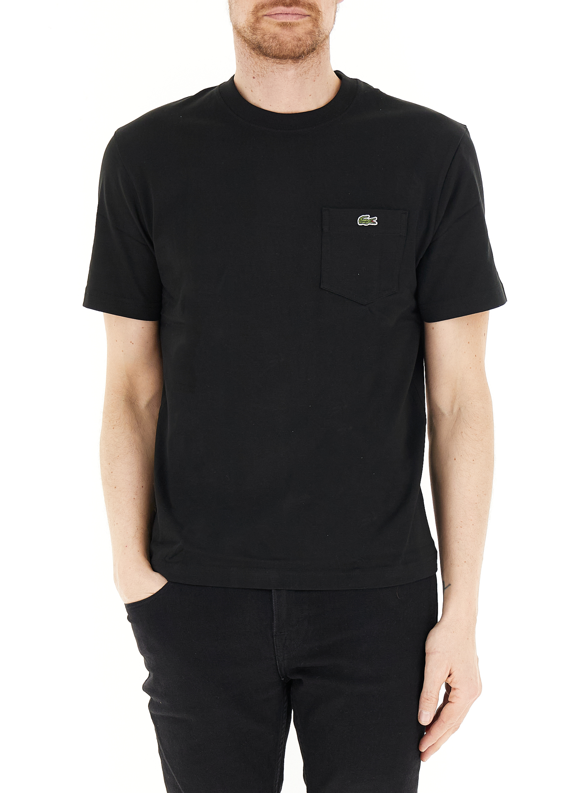 Lacoste T-shirt girocollo NERO