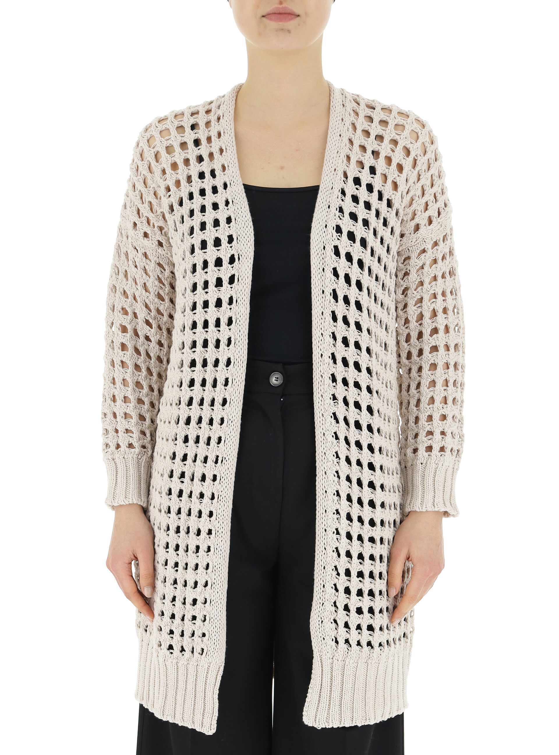VICOLO Cardigan aperto BEIGE
